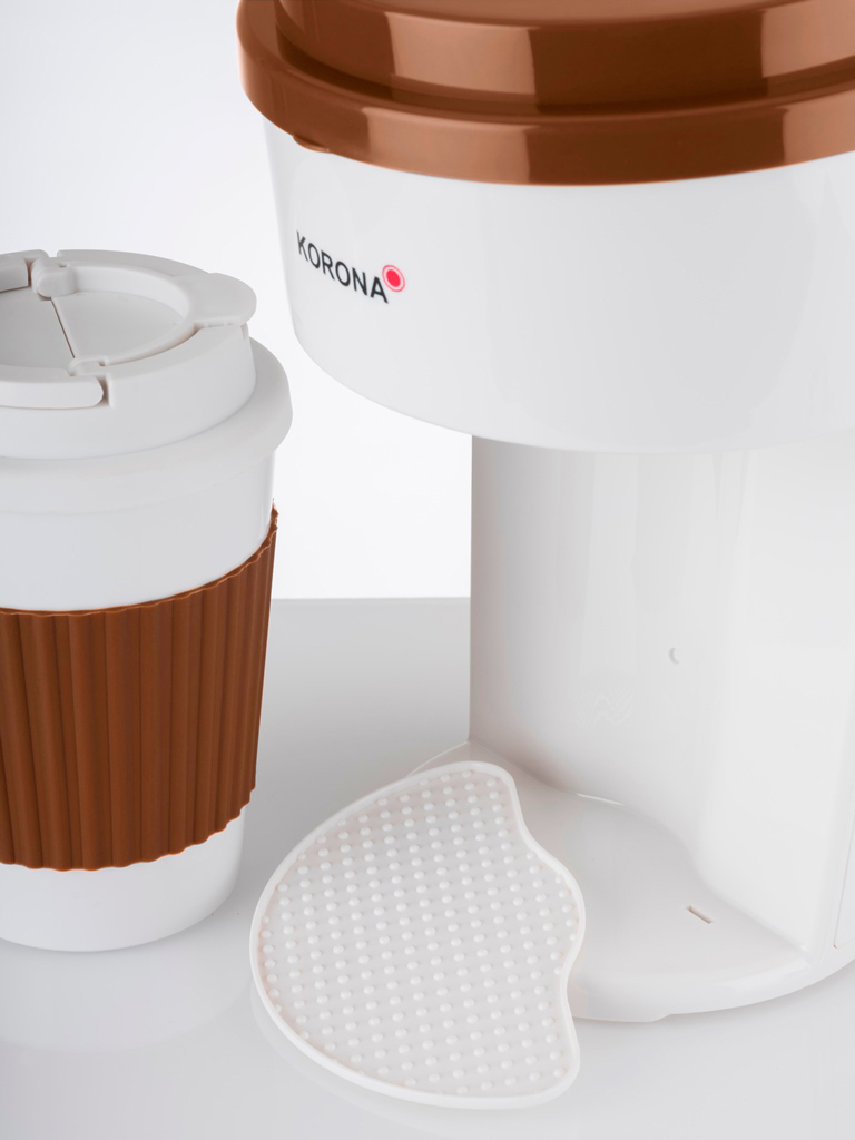 KORONA 12202 Kaffeemaschine Braun/Weiß