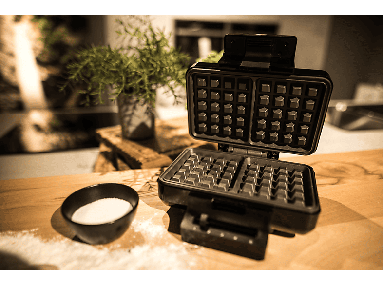 Thumbnail - KOENIC KWA 3221 Waffeleisen Schwarz/Edelstahl