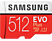 SAMSUNG 512GB Micro SD Evo Plus Class 10 U3 100/90MB/S Hafıza Kartı
