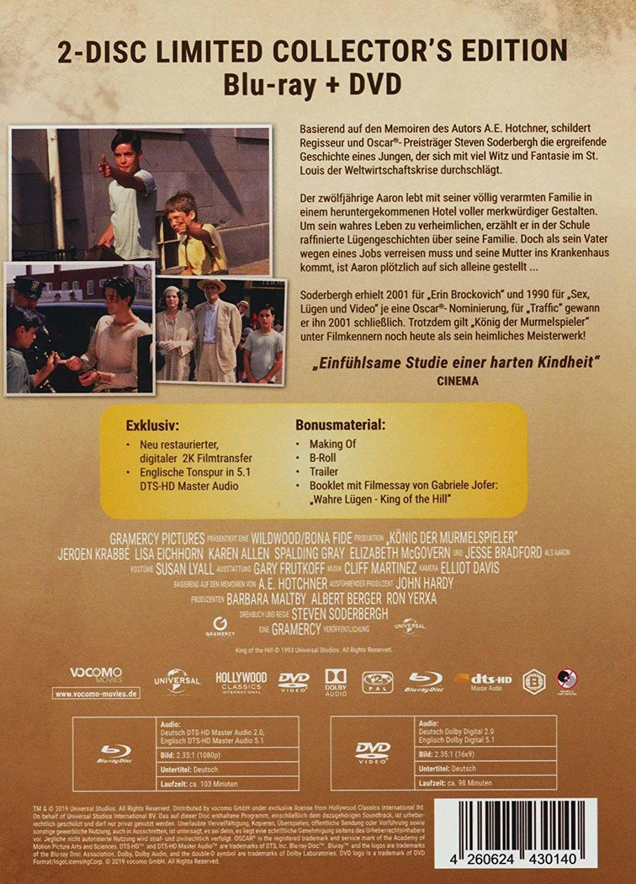 Ein Film-DVD- und Blu-ray-Cover mit Text und Bildern.