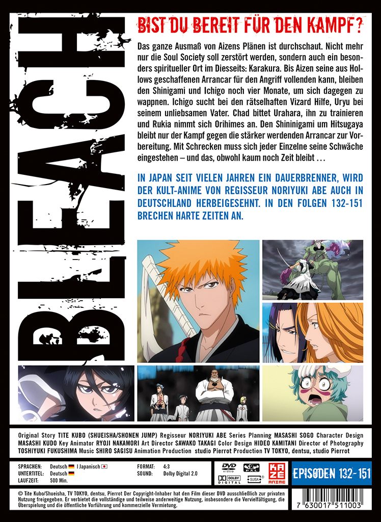 Bleach TV Serie - DVD Box 7 - Episoden 132-151 DVD