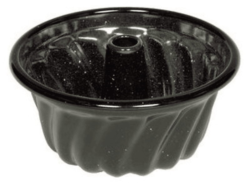 RIESS Emaille Mini Backform 12cm schwarz schwarz