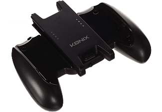 KÖNIX Mythics Play & Charge - Controller Grip mit eingebautem Akku (Schwarz)