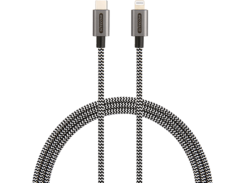 SITECOM USB-kabel naar Lightning Charge & Sync 1M 3A (CA-036)