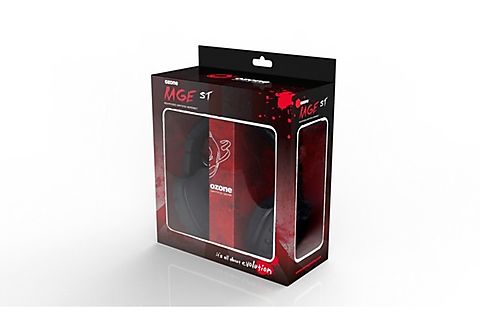 Auriculares gaming - Ozone Rage ST, Micrófono, 85 dB, Con Cable, Negro