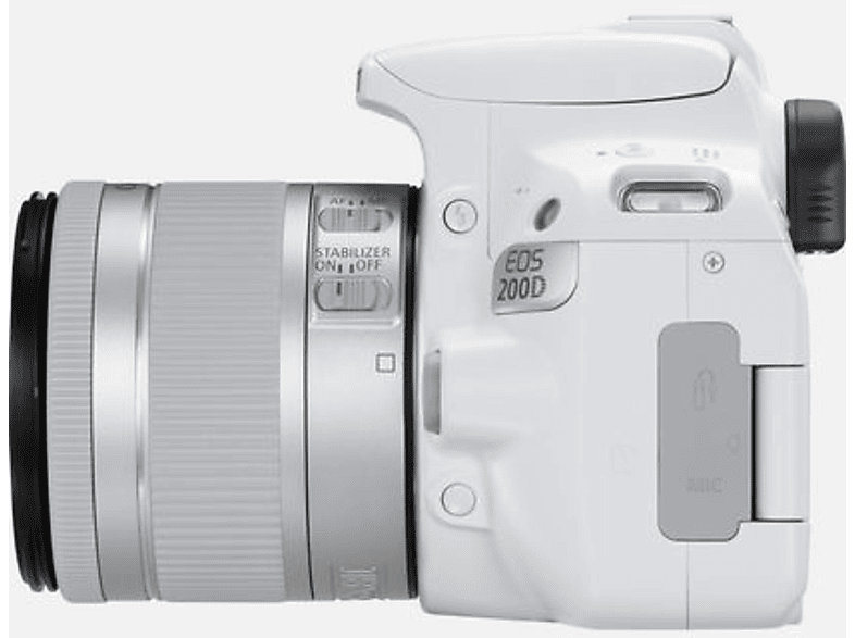 Wi-Fi搭載✨Canon EOS 200D ホワイト STMレンズ付き 自撮り CANON EOS 200D + 18-55 IS STM Fiyat & Özellik | MediaMarkt