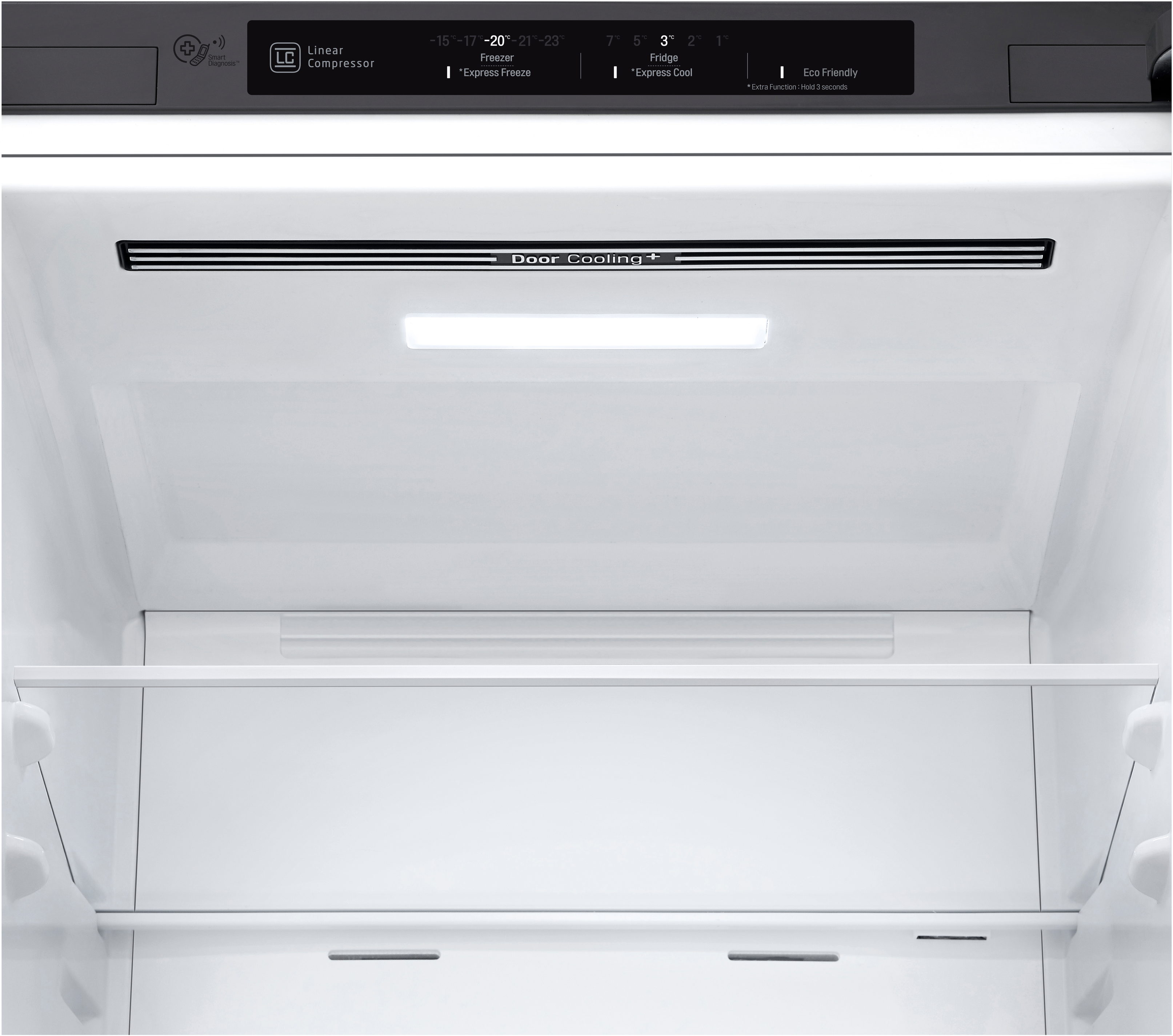 LG GBP 62 DSNFN Kühlgefrierkombination (D, 384 l, 2030 mm hoch, Dunkelgrau)