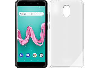 WIKO Lenny5 + Handyhülle - Smartphone (5.7 ", 16 GB, Anthrazit)