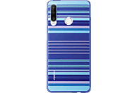 HUAWEI PC Case, Backcover, Huawei, P30 lite, P30 lite New Edition, Striped Blue