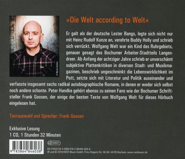 Frank Goosen - Ich Schrieb Mich Verrückt (Jewel Case)  - (CD)