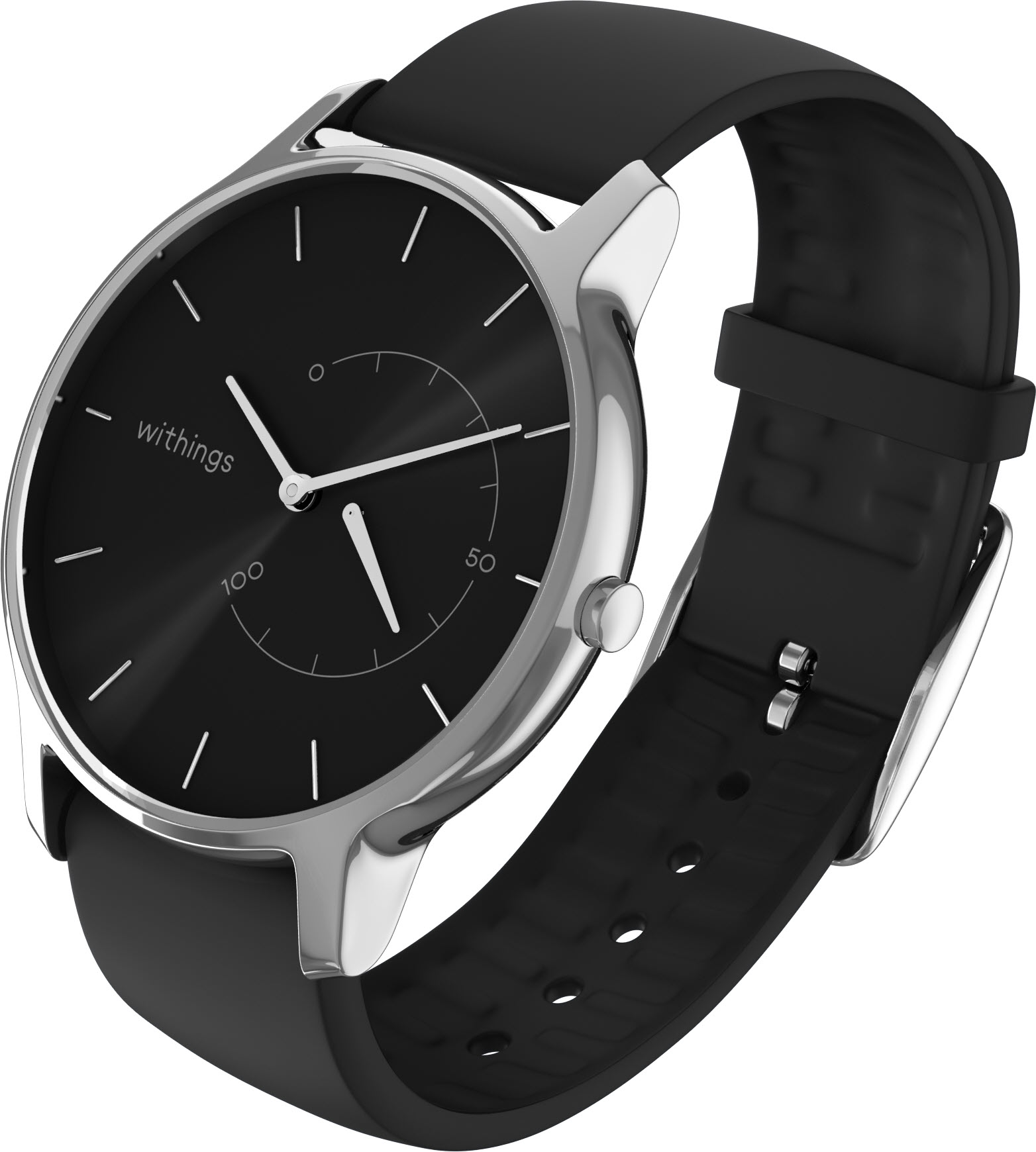 WITHINGS Move Timeless Chic, Fitness Tracker, 200 mm, Schwarz