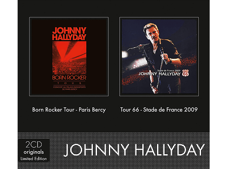 Johnny Hallyday - Born Rocker Tour: Paris Bercy + Tour 66: Stade De France 2009 CD
