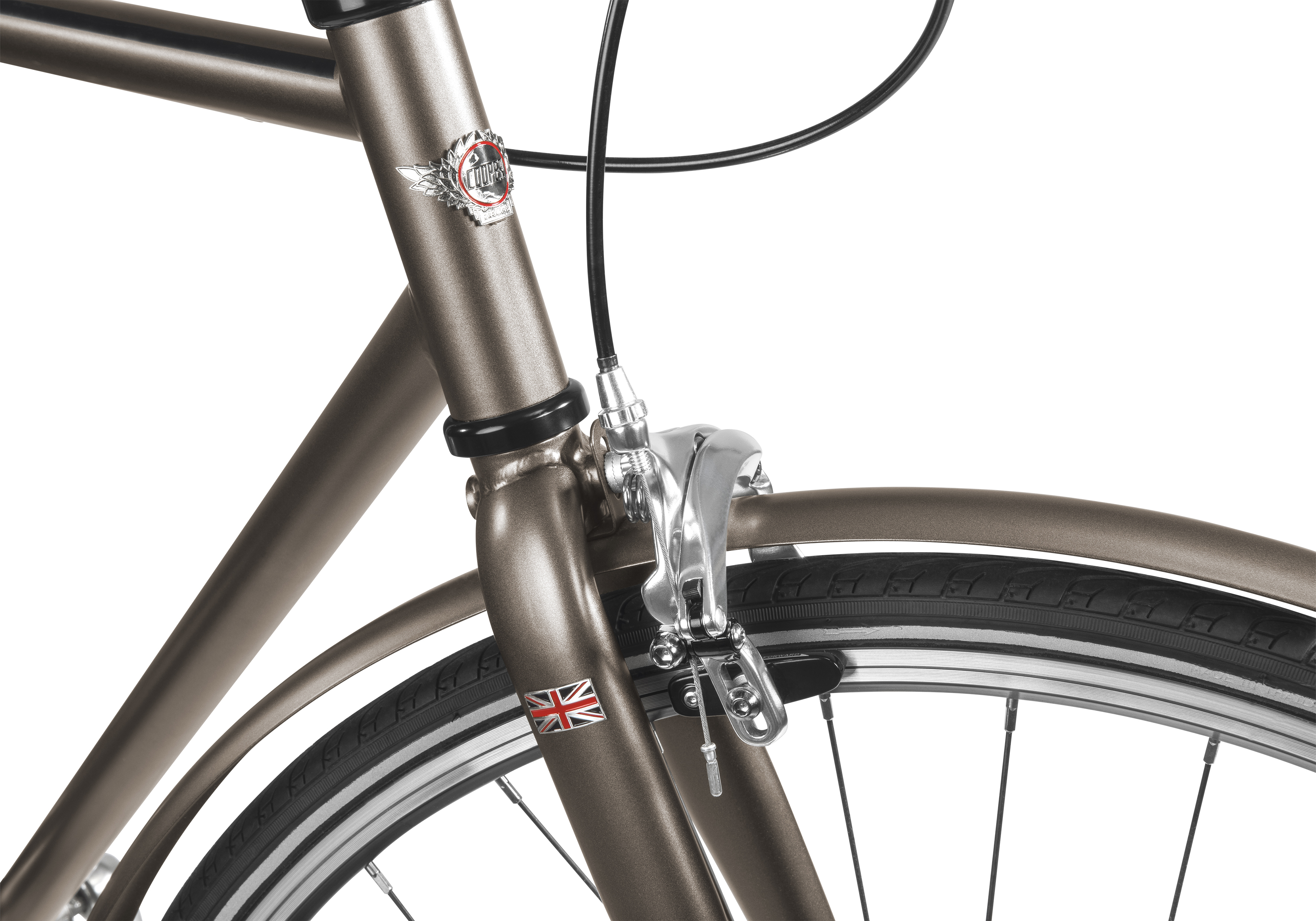 TECHNIBIKE Cooper E Urbanbike (Laufradgröße: 28 Zoll, Herren-Rad, 160 Wh, Cocoa)