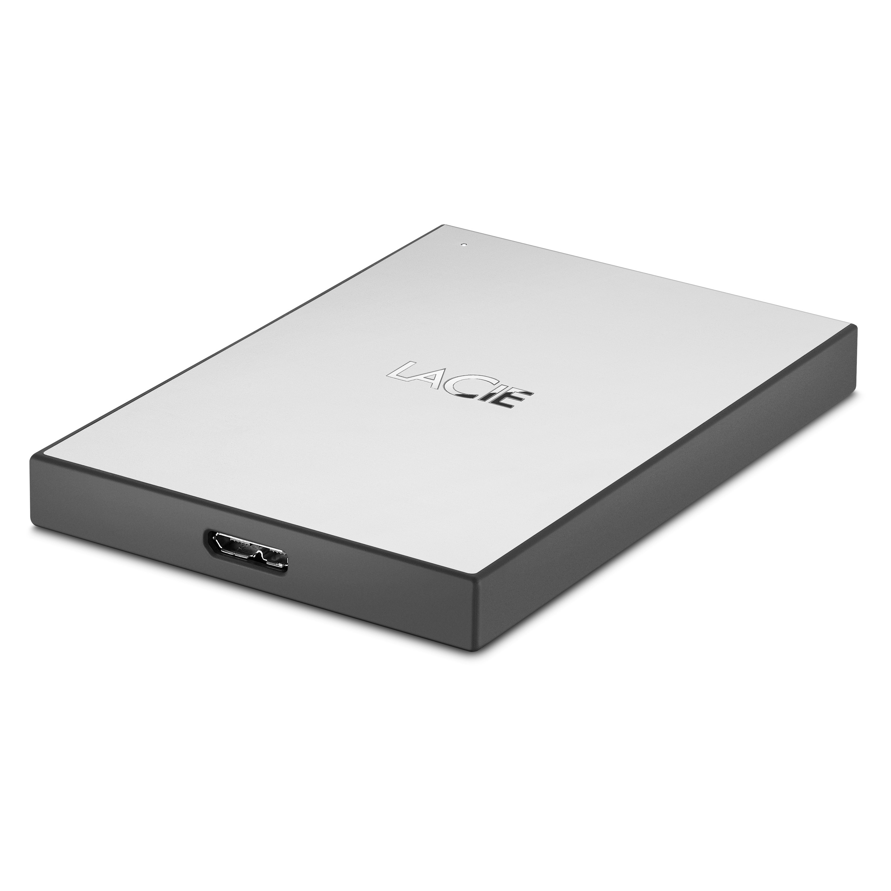 Silber/Schwarz LACIE HDD, USB Zoll, TB 2,5 Festplatte, Drive extern, 4 3.0