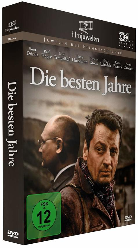 DVD-Hülle mit einem Filmplakat mit zwei Männern. Der Titel ist auf Deutsch: Die besten Jahre.