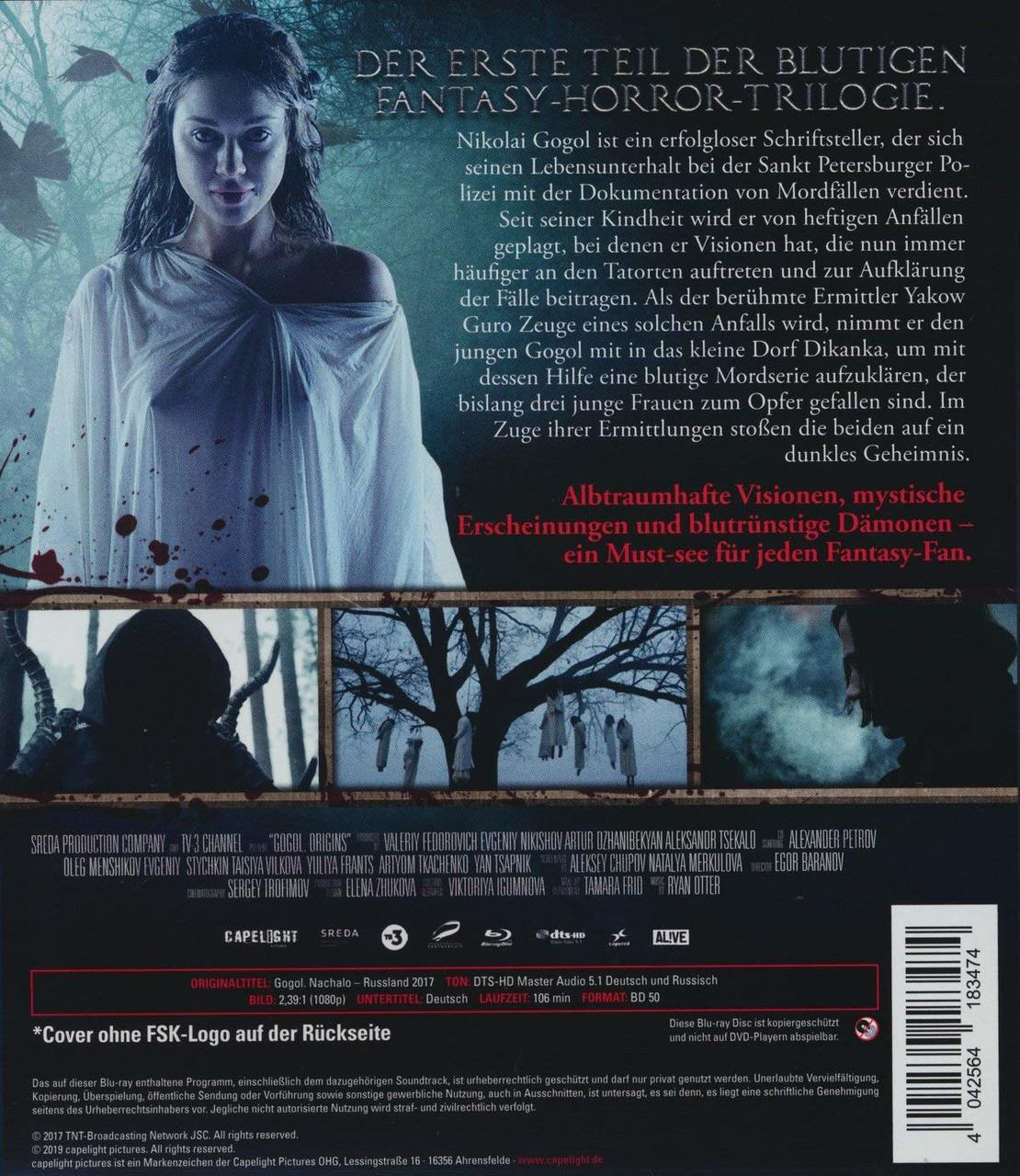 Eine Film-DVD-Hülle mit einer Frau und einem Wald, Text auf Deutsch.