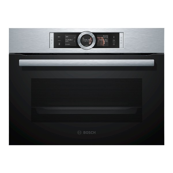 Horno - Bosch CSG636BS3, Compacto, Acero inoxidable, Home Connect, Assist, 45L, LED