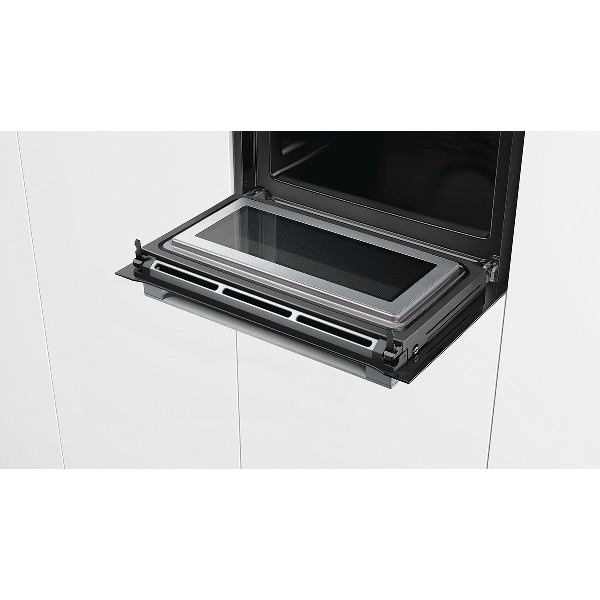 Horno - Bosch CMG633BB1, Compacto, Acero inoxidable, Función microondas, 45L, LED