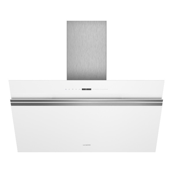 Campana - Siemens LC91KWW20, Decorativa, WiFi, 991 m³/h, 280W, iQdrive, Home Connect, Clase A, Blanco