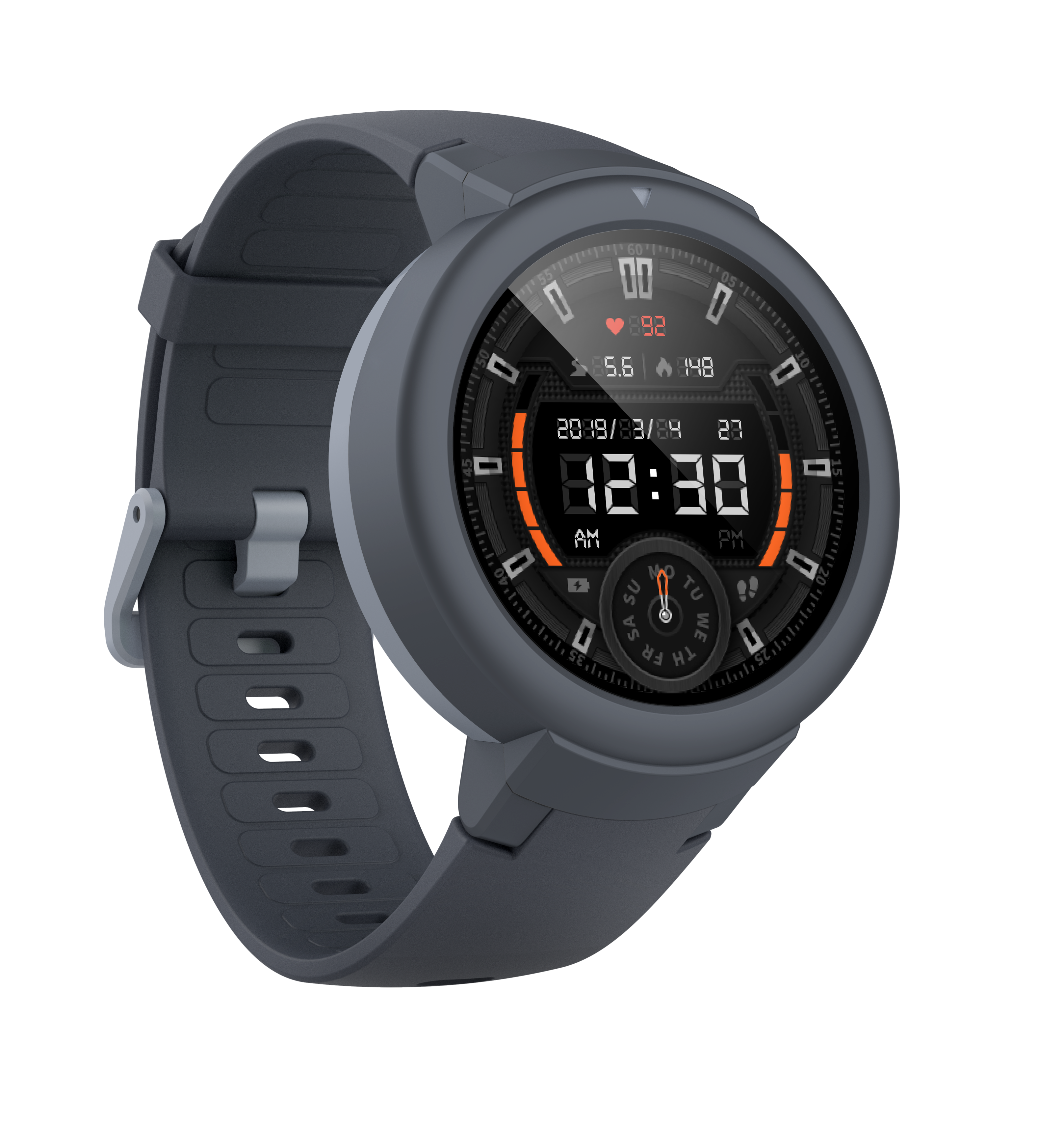 AMAZFIT Verge Lite, Smartwatch, 185 mm, Shark Gray