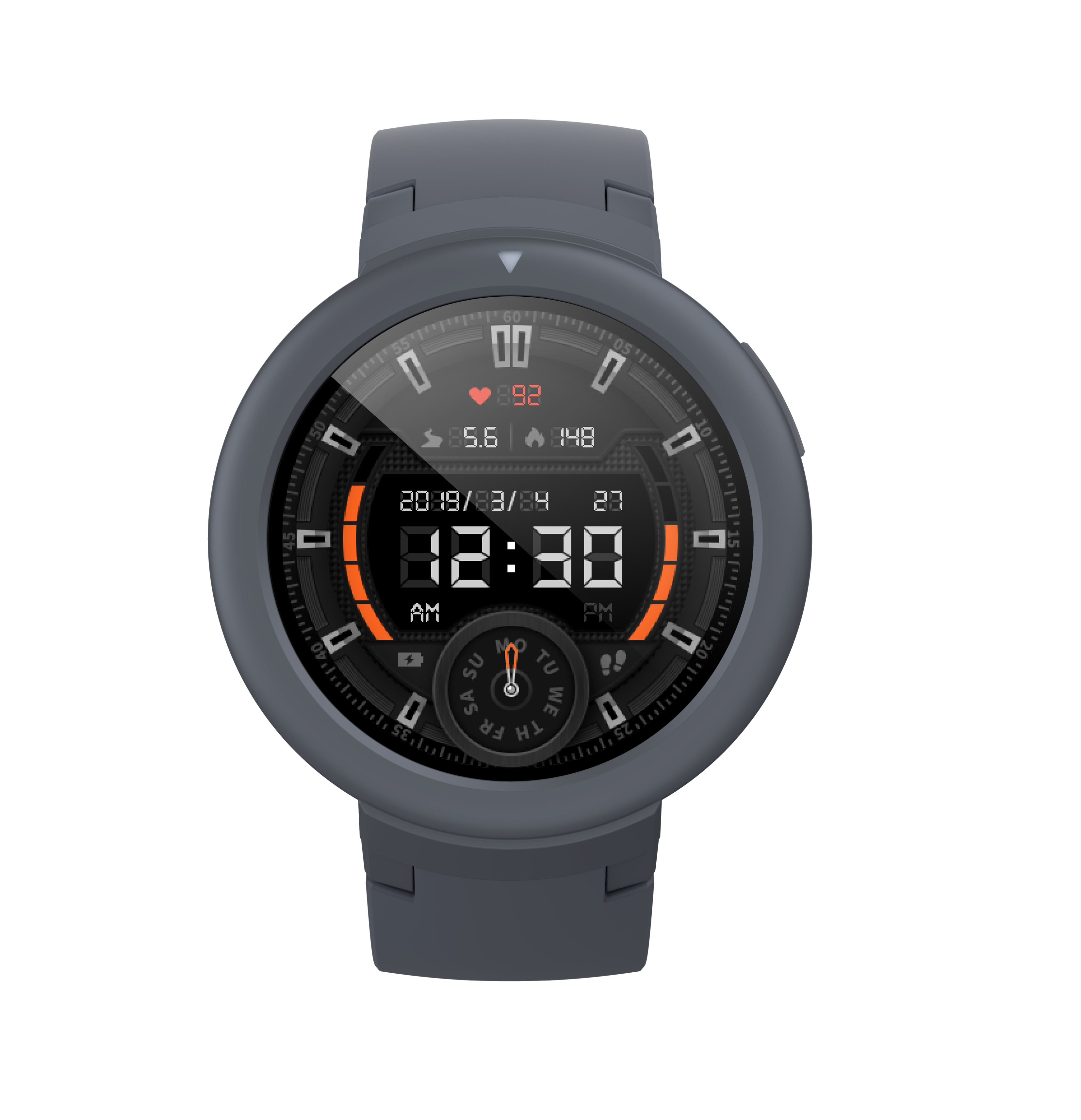 AMAZFIT Verge Lite, Smartwatch, 185 mm, Shark Gray