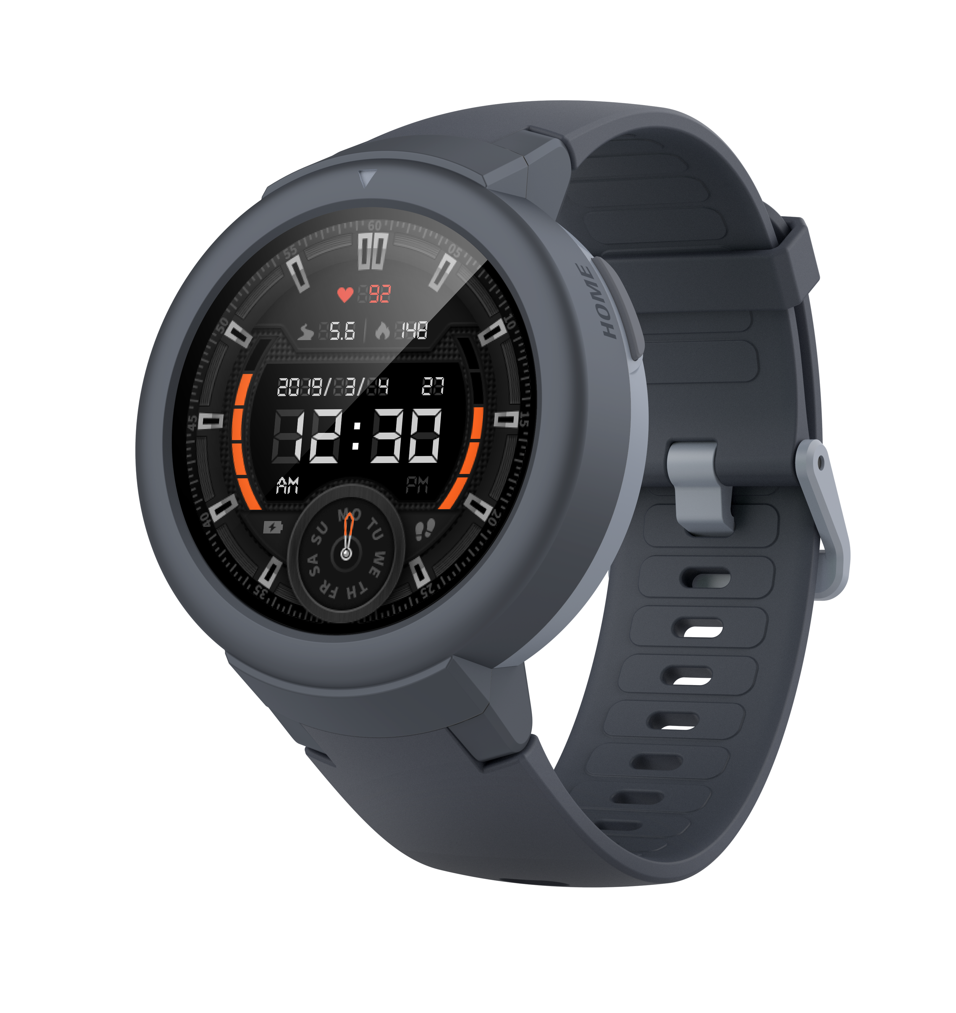 AMAZFIT Verge Lite, Smartwatch, 185 mm, Shark Gray