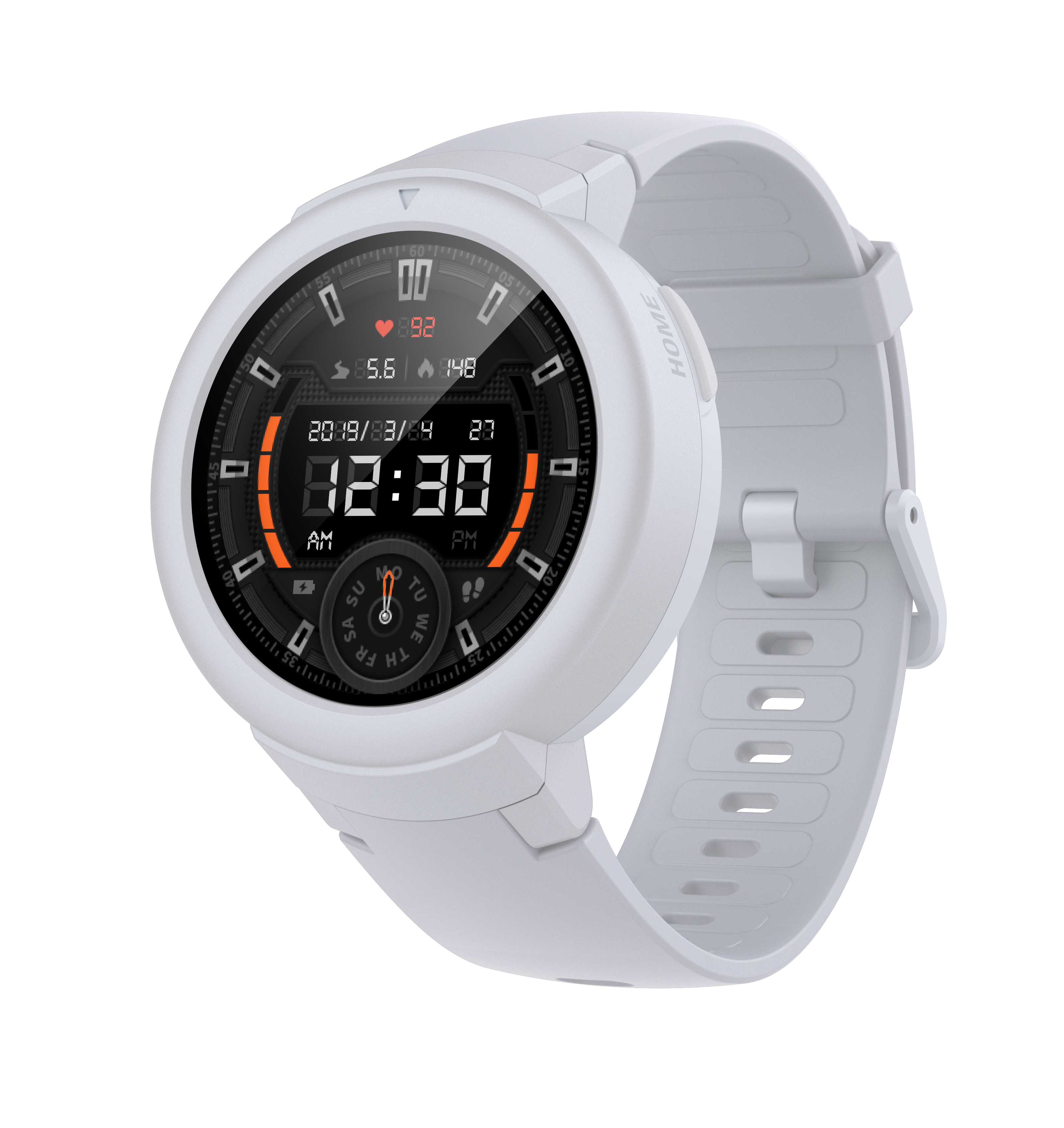 AMAZFIT Verge Lite, Smartwatch, 185 mm, Snowcap White