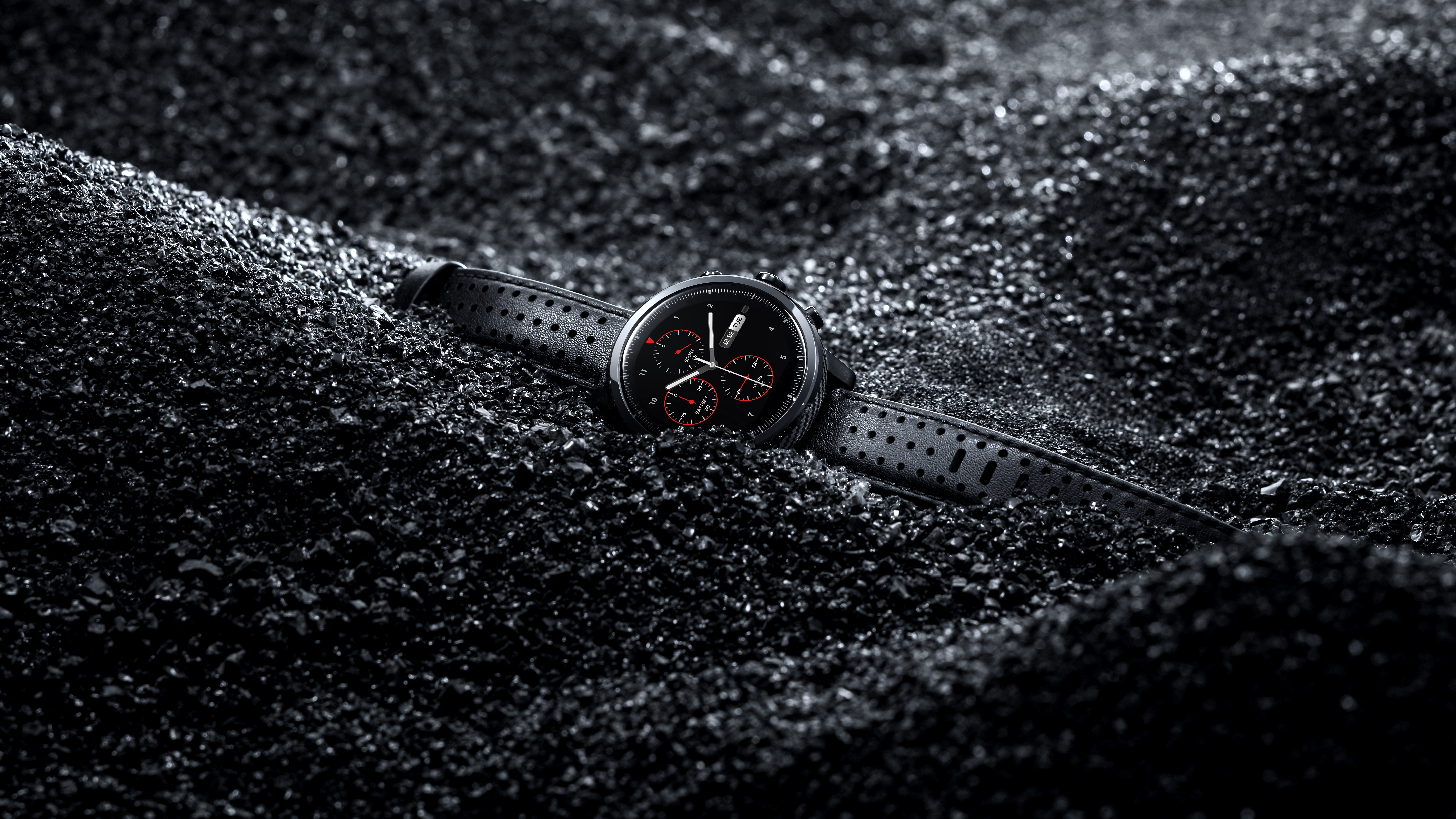 AMAZFIT Stratos Plus, Smartwatch, 195 mm, Black