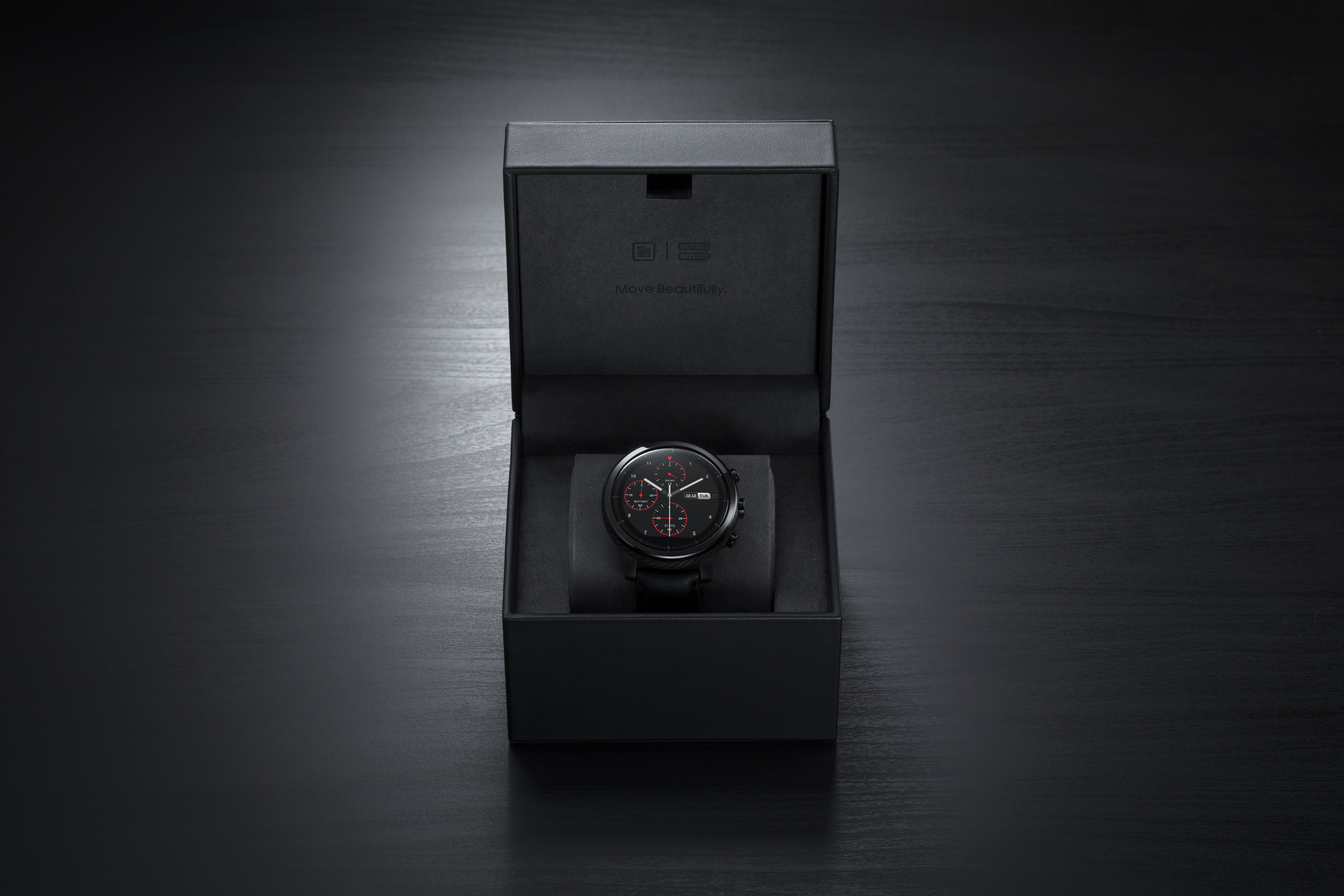 AMAZFIT Stratos Plus, Smartwatch, 195 mm, Black