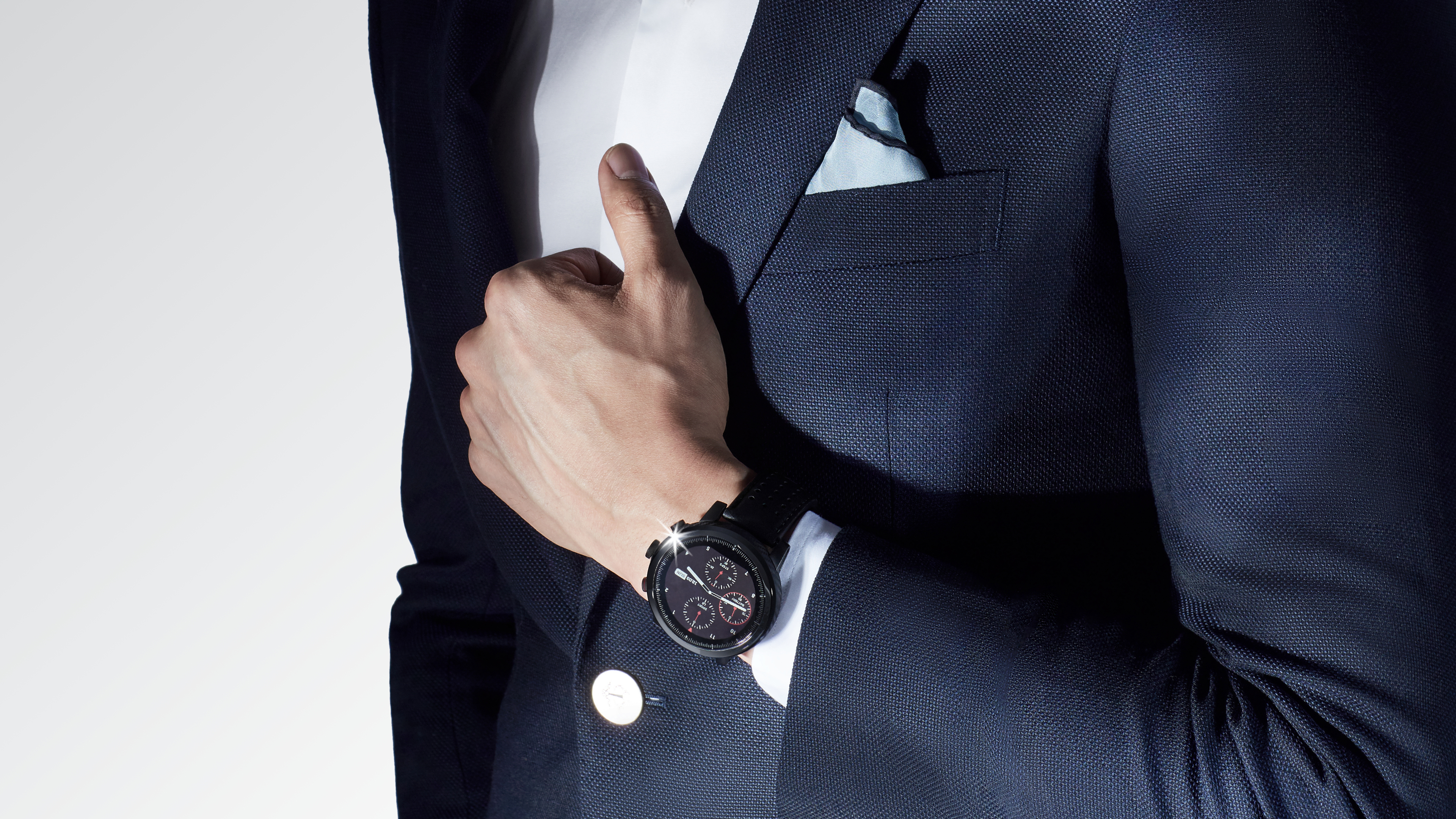 AMAZFIT Stratos Smartwatch Polykarbonat Silikon, 195 mm, Black