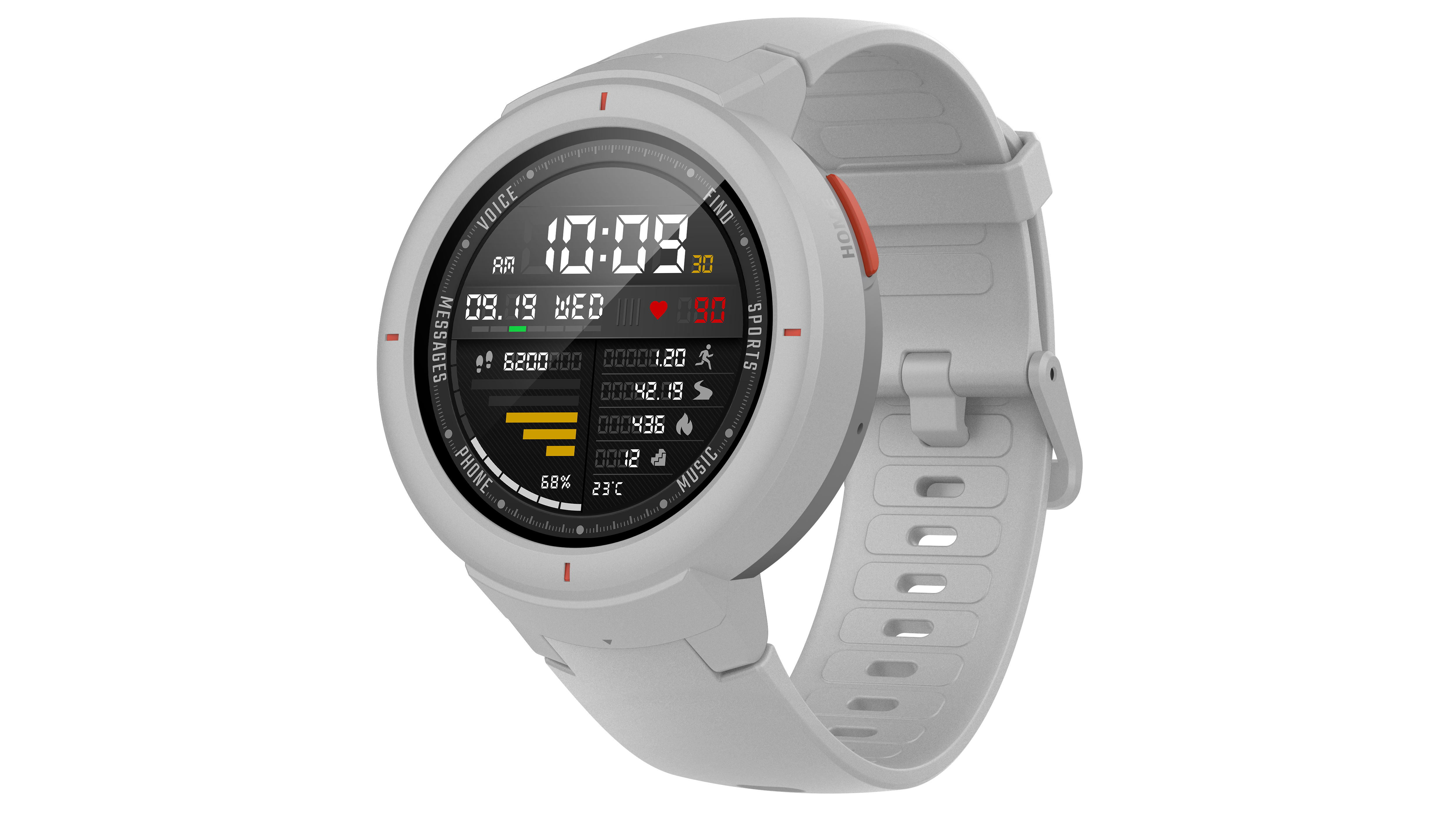 AMAZFIT Verge, Smartwatch, 185 mm, Moonlight White