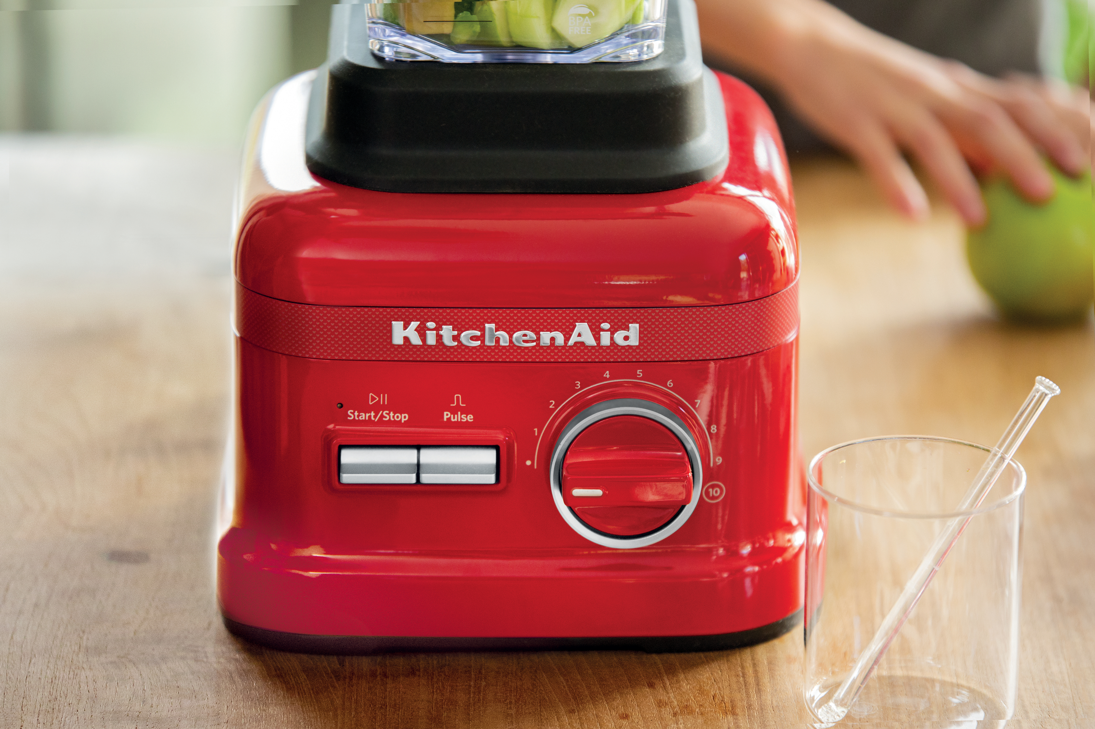 KITCHENAID 5KSB6060HESD Queen of Hearts Standmixer Rot (1800 Watt, 2.6 l)