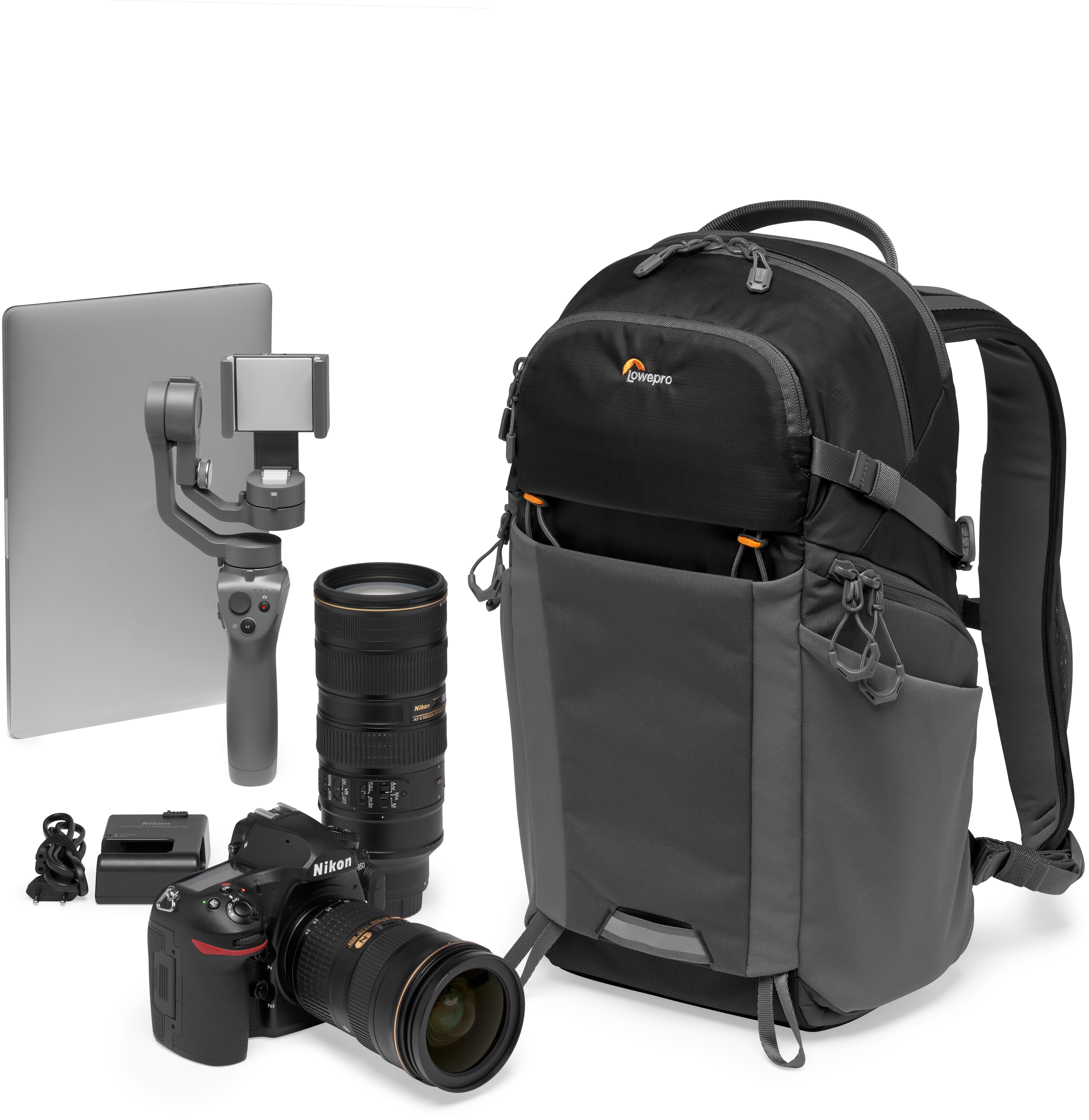 LOWEPRO Photo Active BP 200 AW SWZ/GR Rucksack, Schwarz/Grau