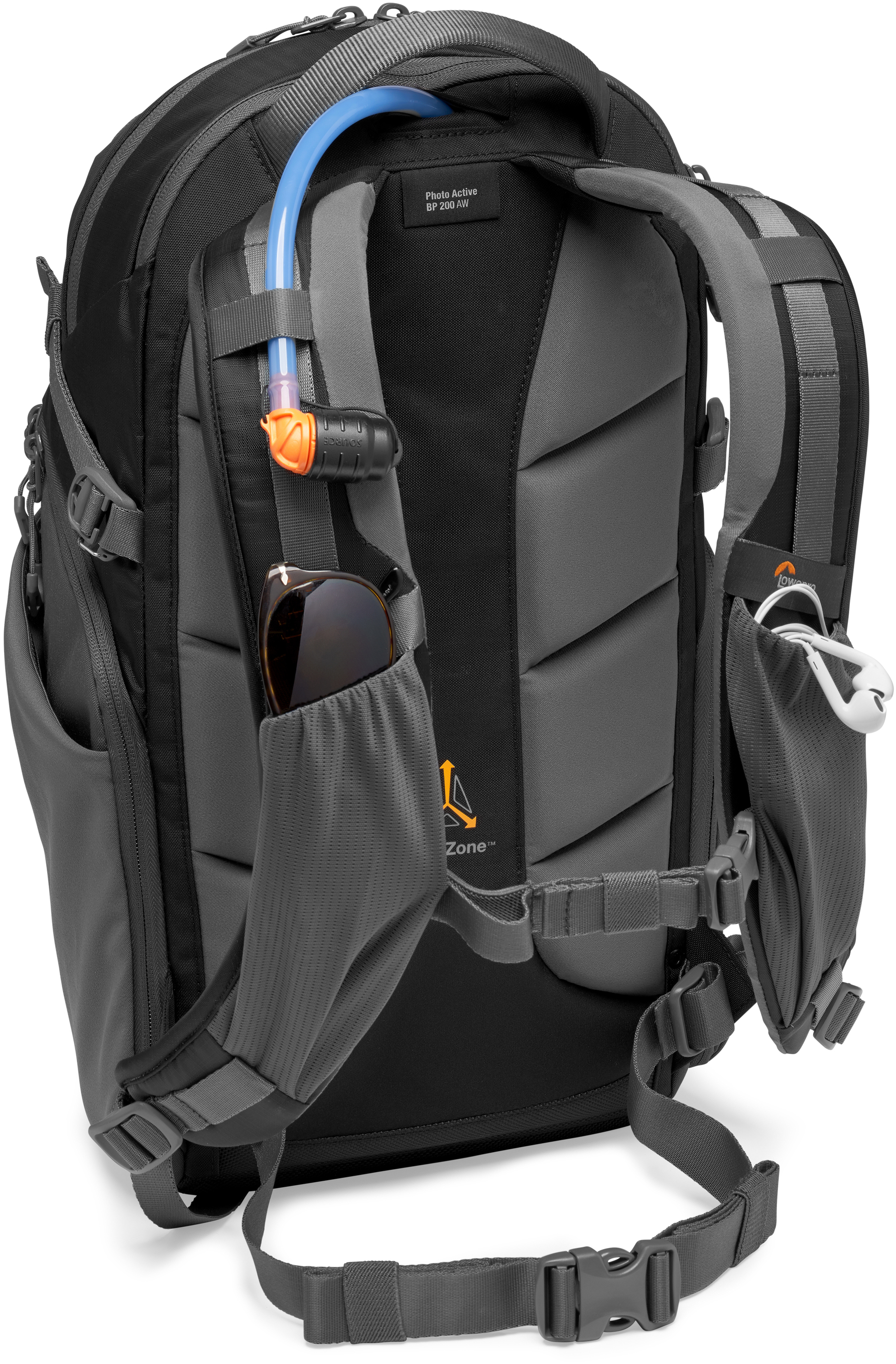 LOWEPRO Photo Active BP 200 AW SWZ/GR Rucksack, Schwarz/Grau