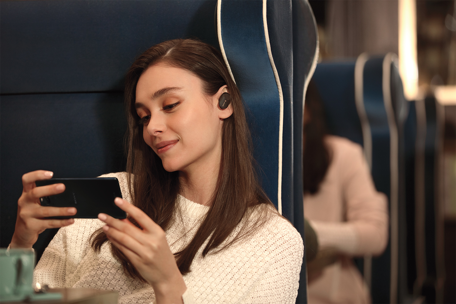 SONY WF-1000XM3 Zwart In-ear Volledig draadloze oordopjes met Ruisonderdrukking Zwart