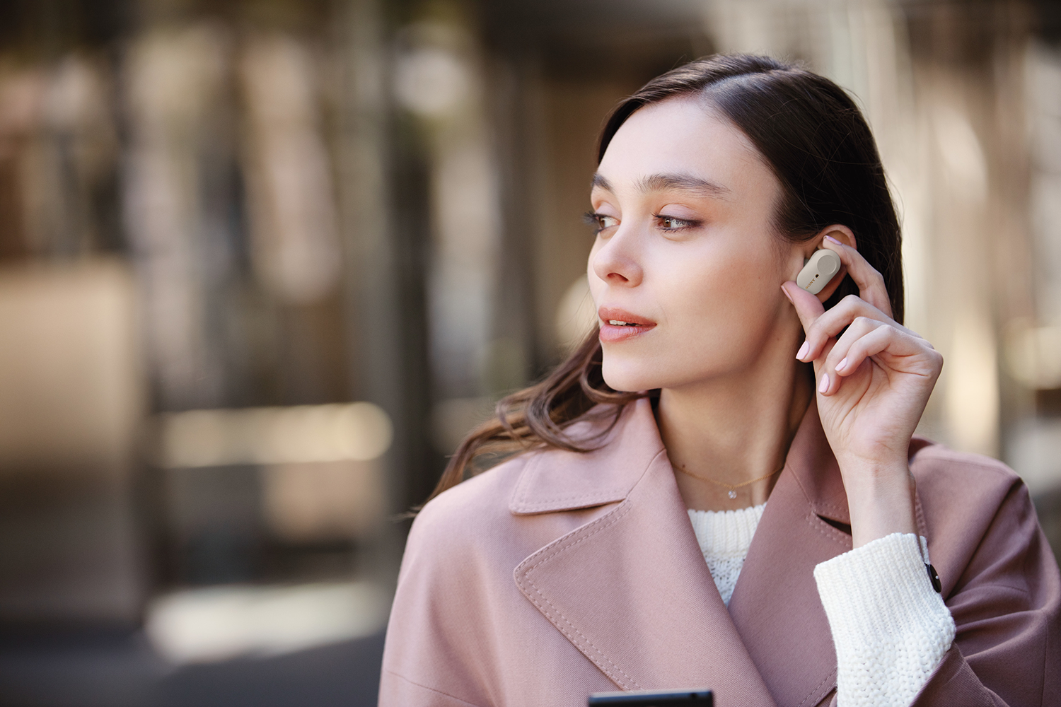 SONY WF-1000XM3 Zilver In-ear Volledig draadloze oordopjes Met Noise-cancelling Zilver