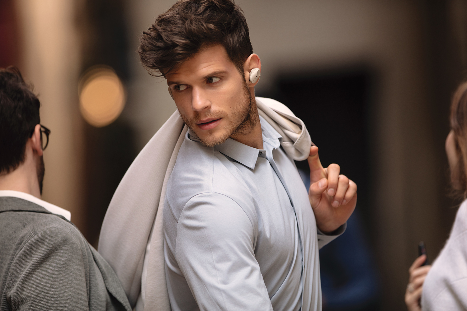SONY WF-1000XM3 Zilver In-ear Volledig draadloze oordopjes Met Noise-cancelling Zilver