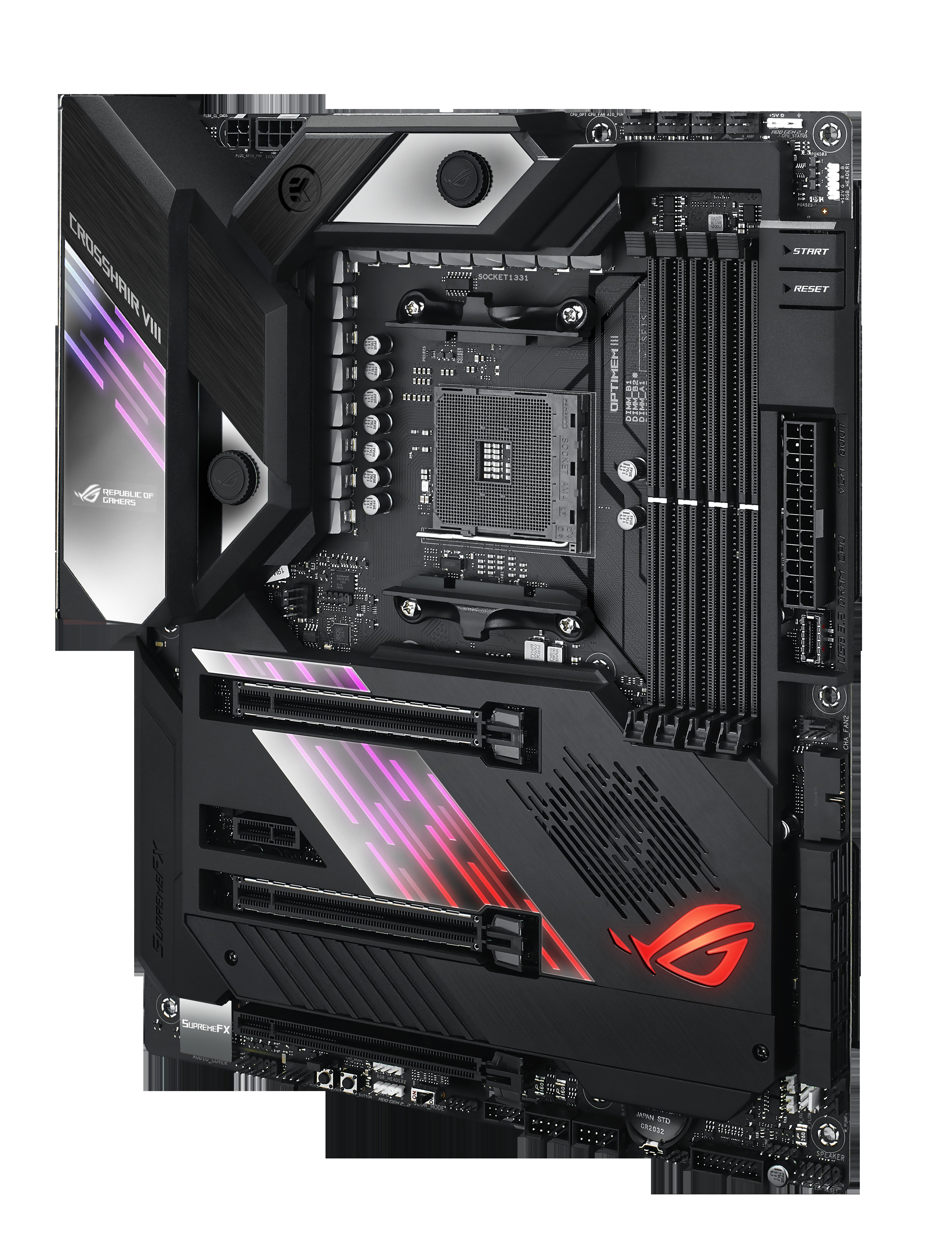 ASUS ROG Crosshair VIII Formula Mainboard Mehrfarbig