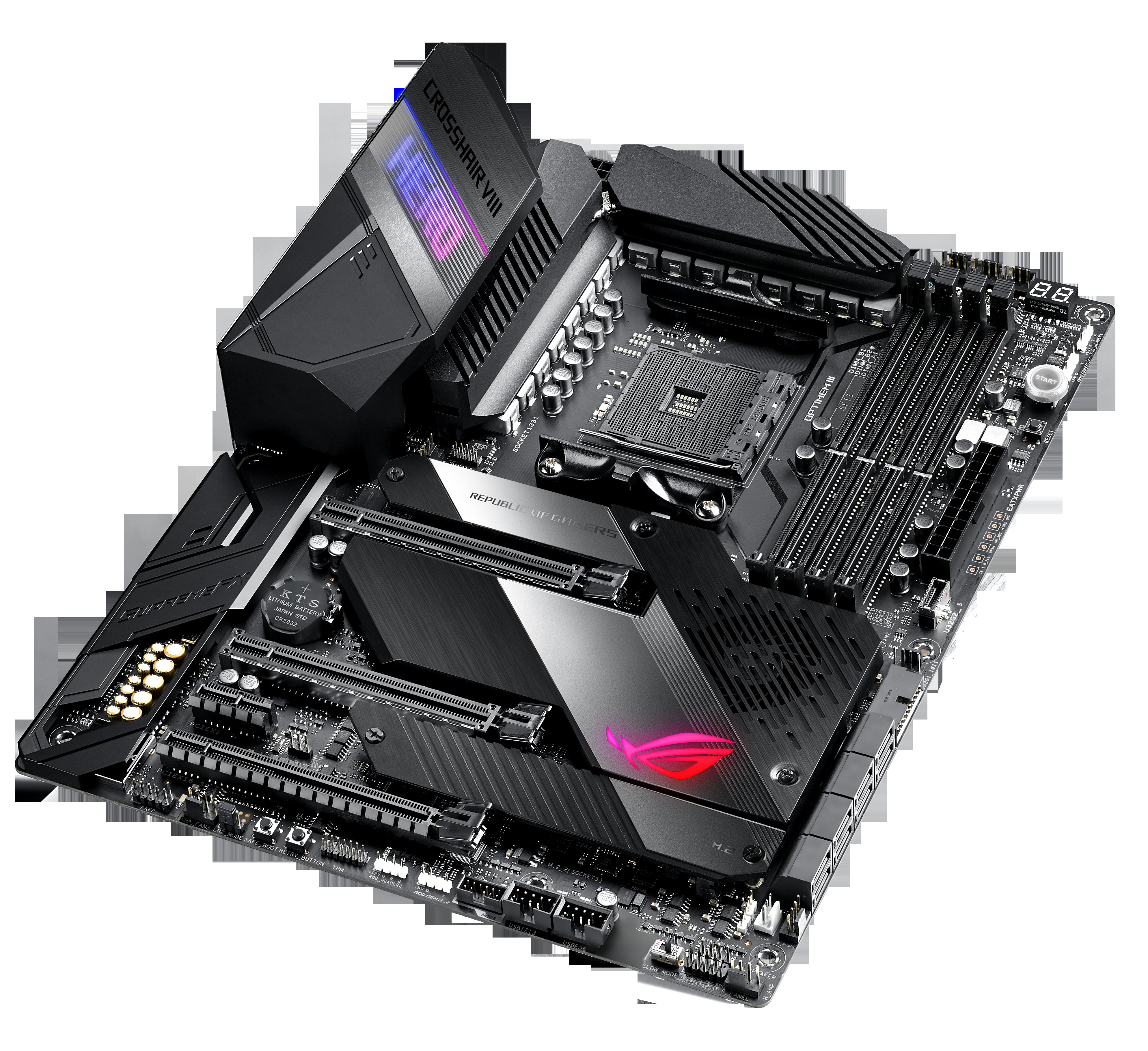 ASUS ROG Crosshair VIII Hero Mainboard Mehrfarbig