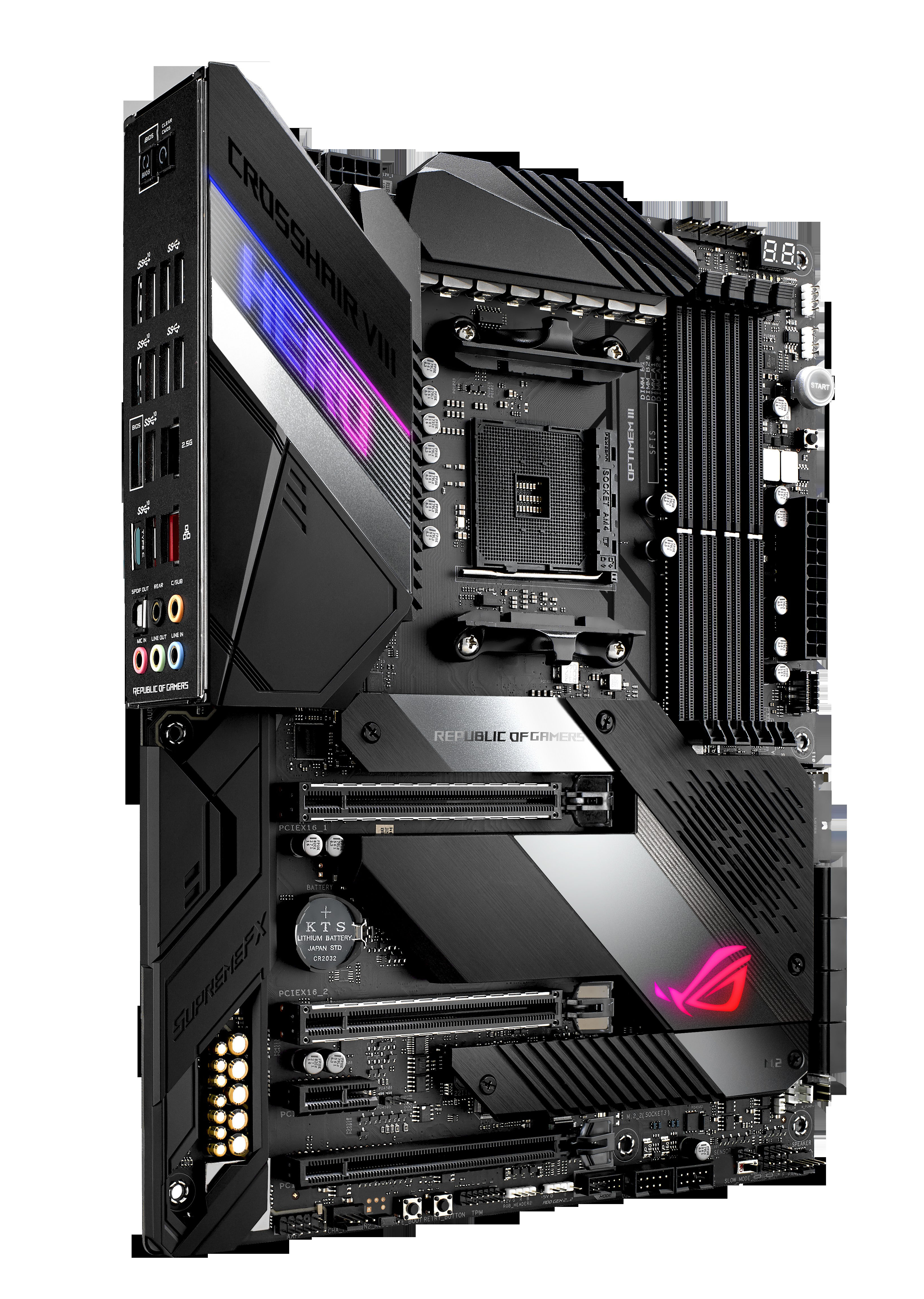 ASUS ROG Crosshair VIII Hero Mainboard Mehrfarbig
