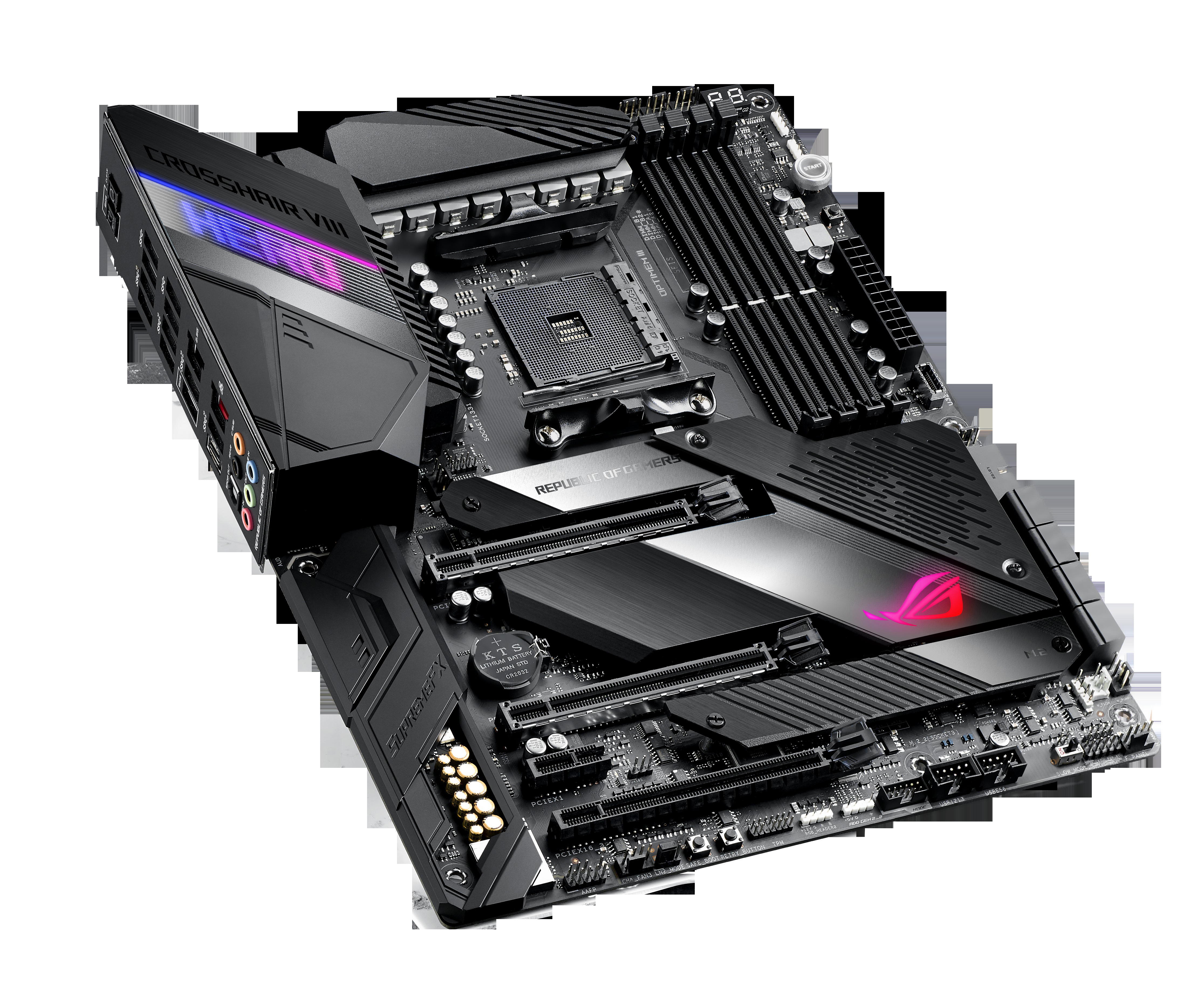 ASUS ROG Crosshair VIII Hero Mainboard Mehrfarbig