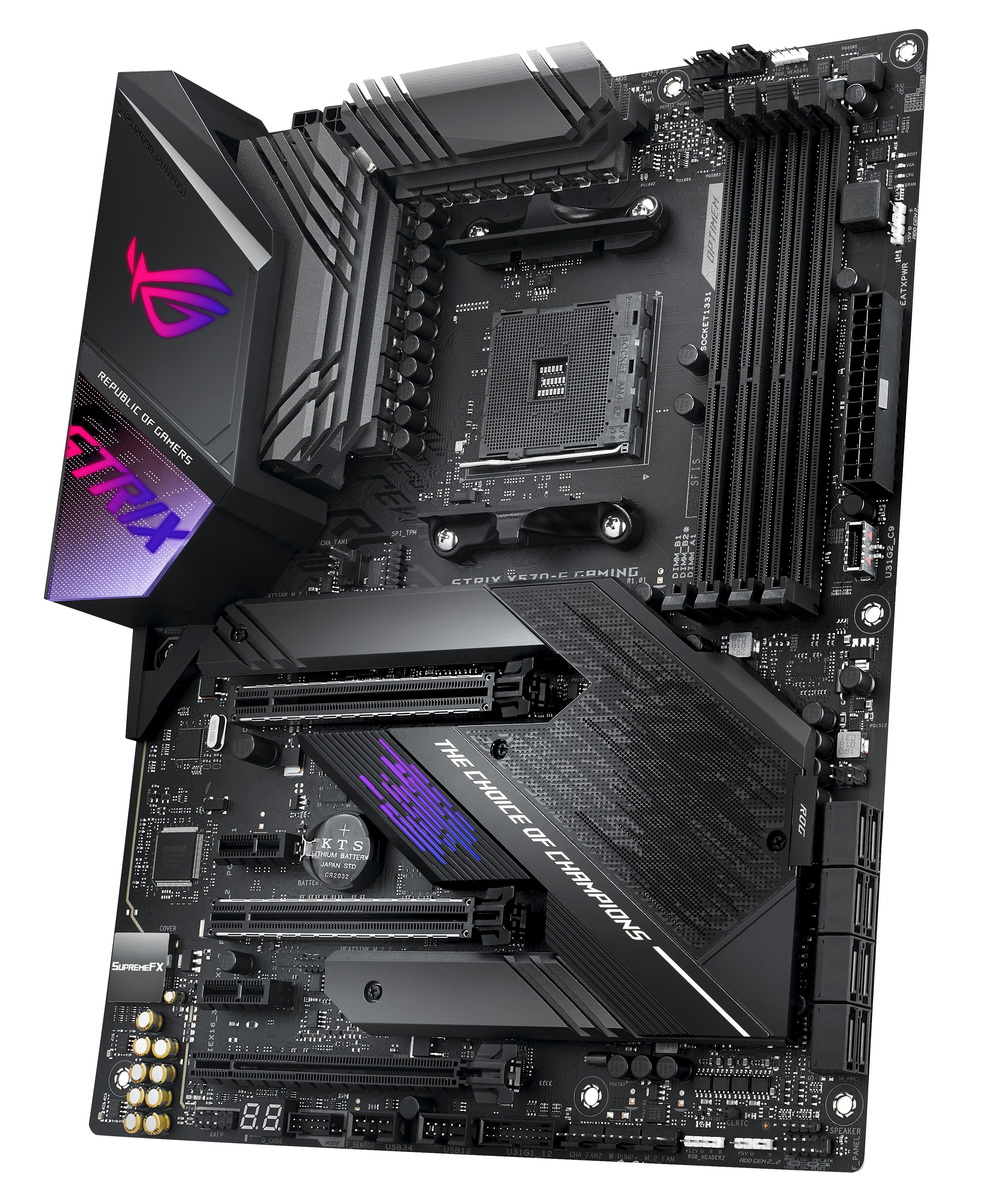 ASUS ROG Strix X570 E Gaming Mainboard Mehrfarbig