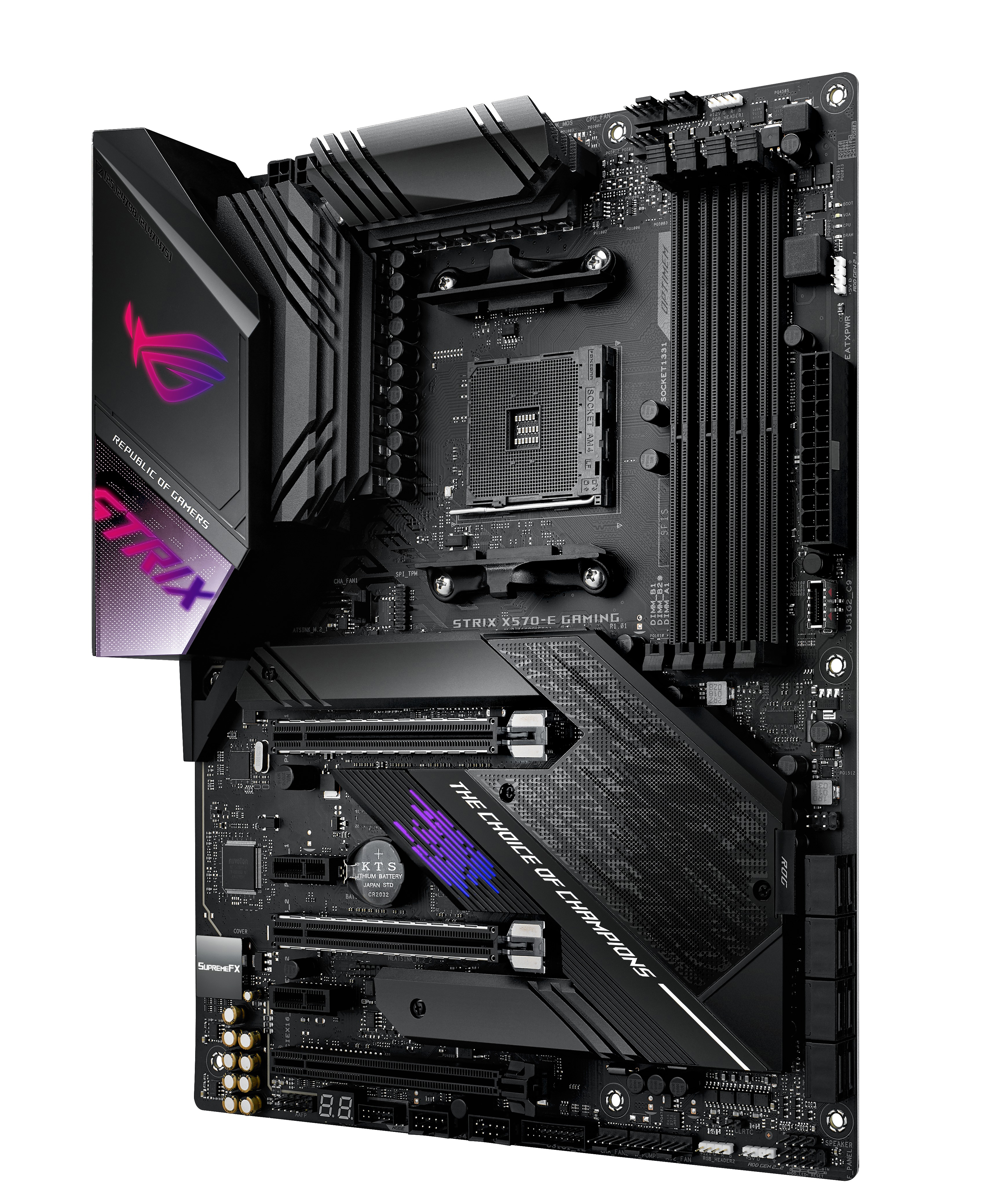 ASUS ROG Strix X570 E Gaming Mainboard Mehrfarbig