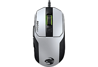 ROCCAT Kain 102 AIMO - Souris de jeu, Câble, Optique avec diodes laser, 8500 dpi, Blanc