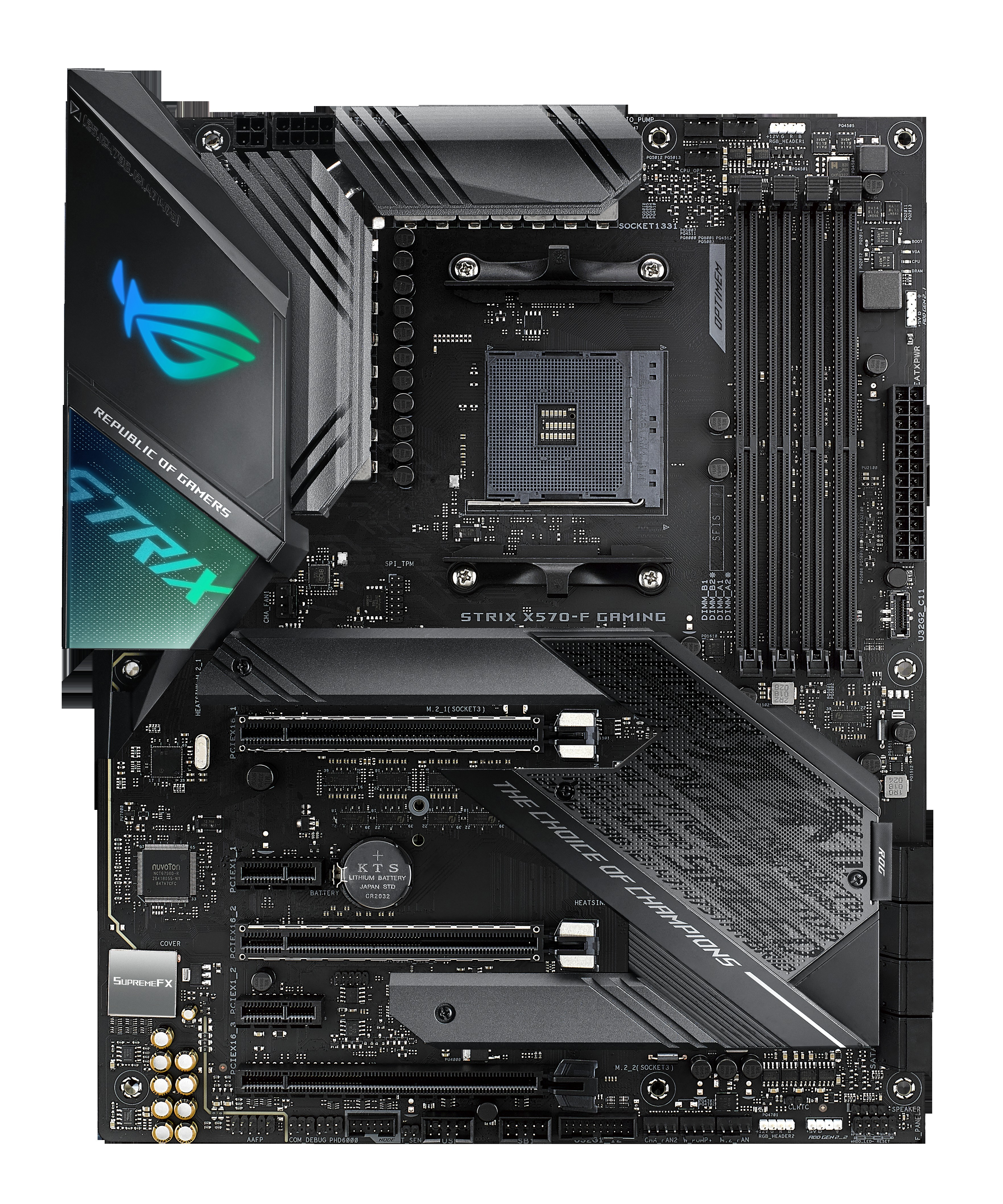 ASUS ROG Strix X570 F Gaming Mainboard Mehrfarbig