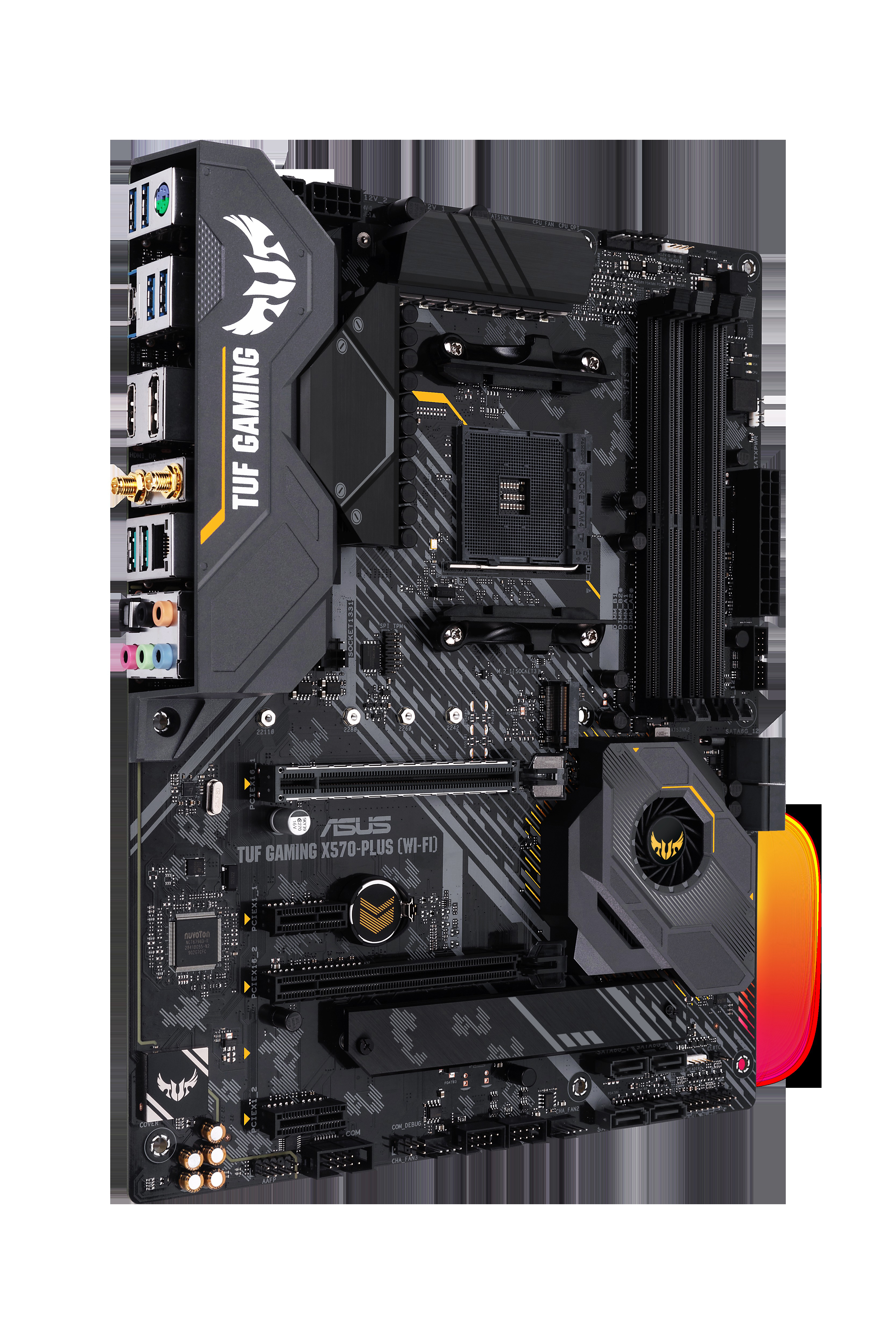 ASUS TUF Gaming X570 Plus WIFI Mainboard Mehrfarbig