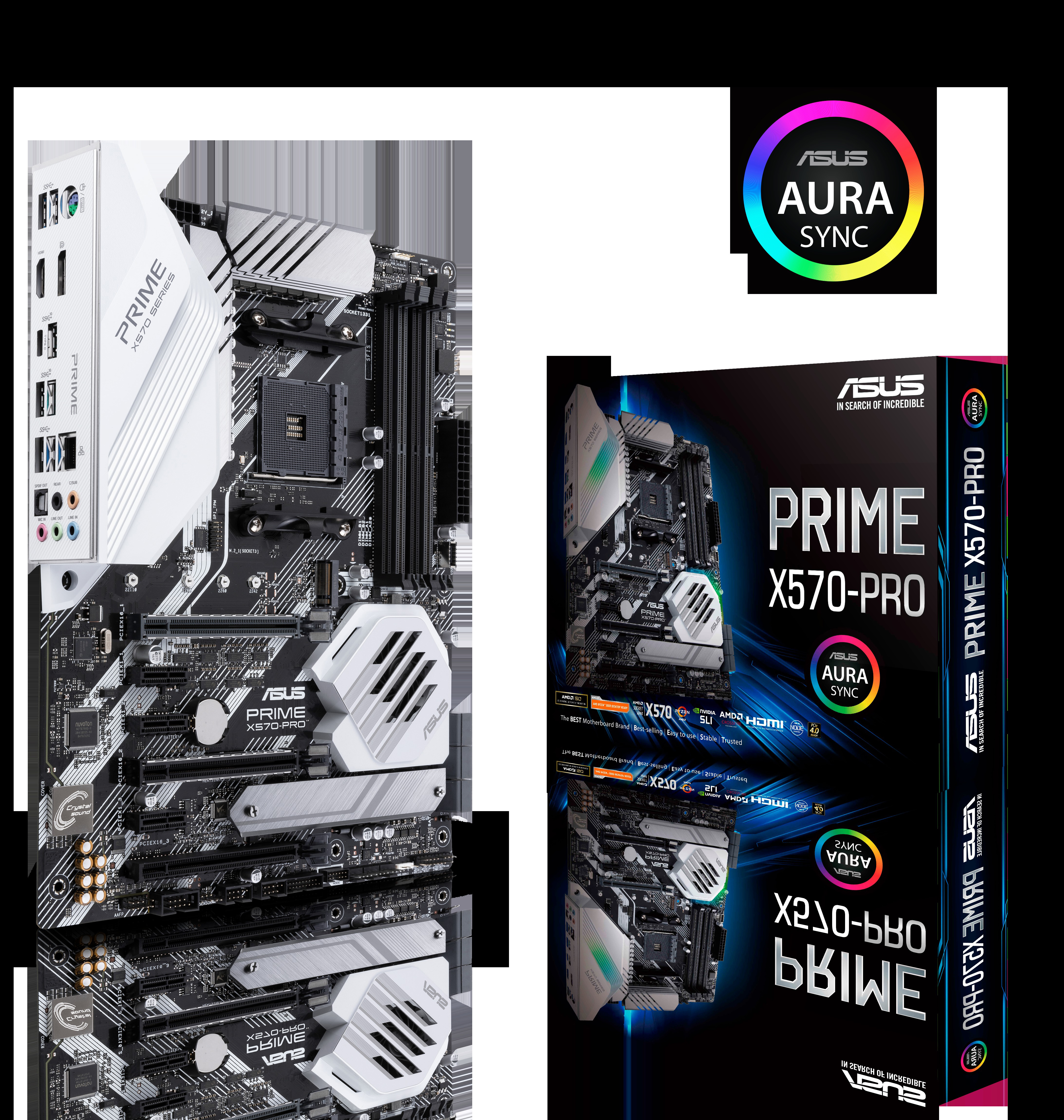 Mainboard Pro ASUS Mehrfarbig X570 Prime