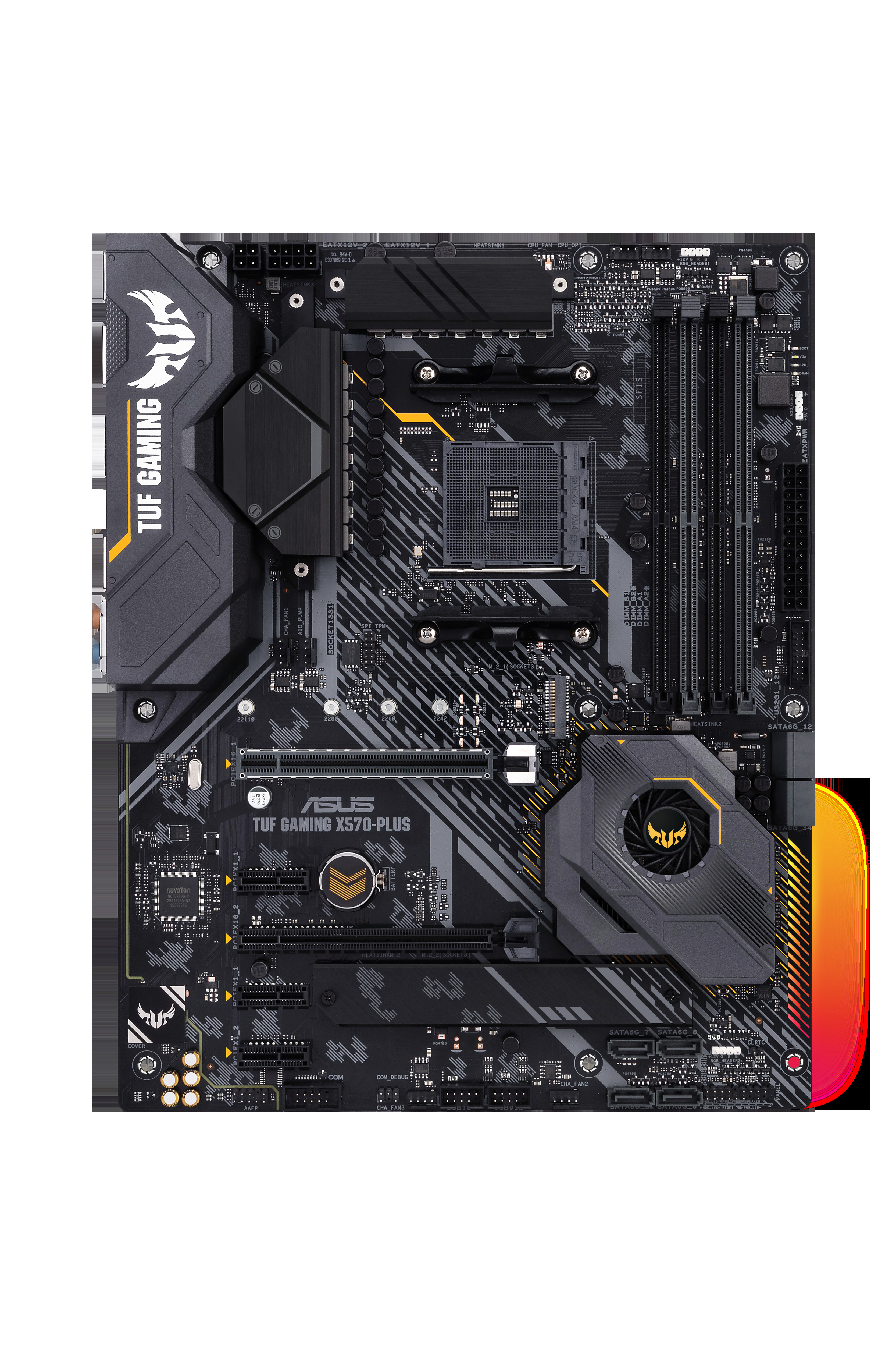 ASUS TUF Gaming X570 Plus Mainboard Mehrfarbig
