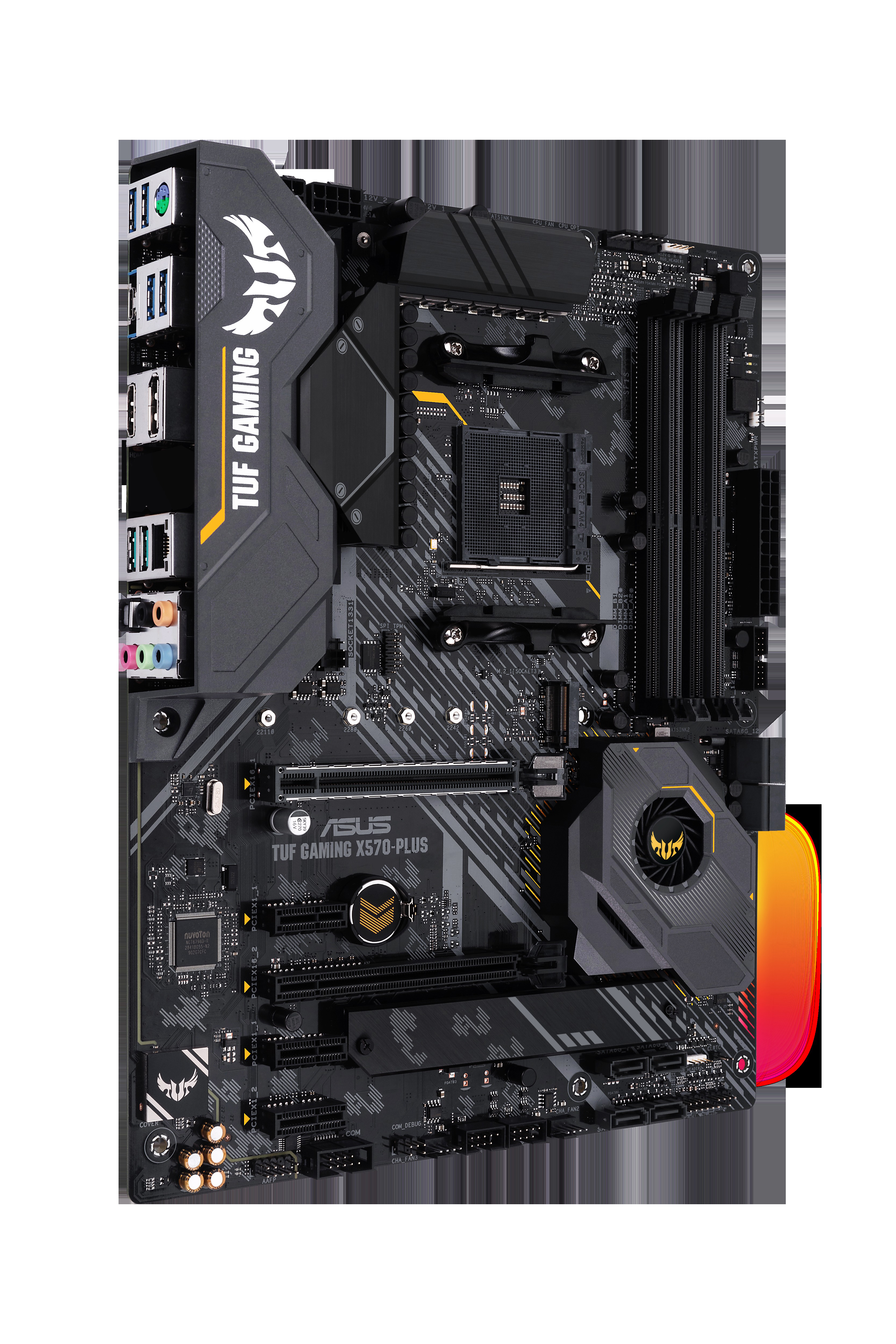 ASUS TUF Gaming X570 Plus Mainboard Mehrfarbig