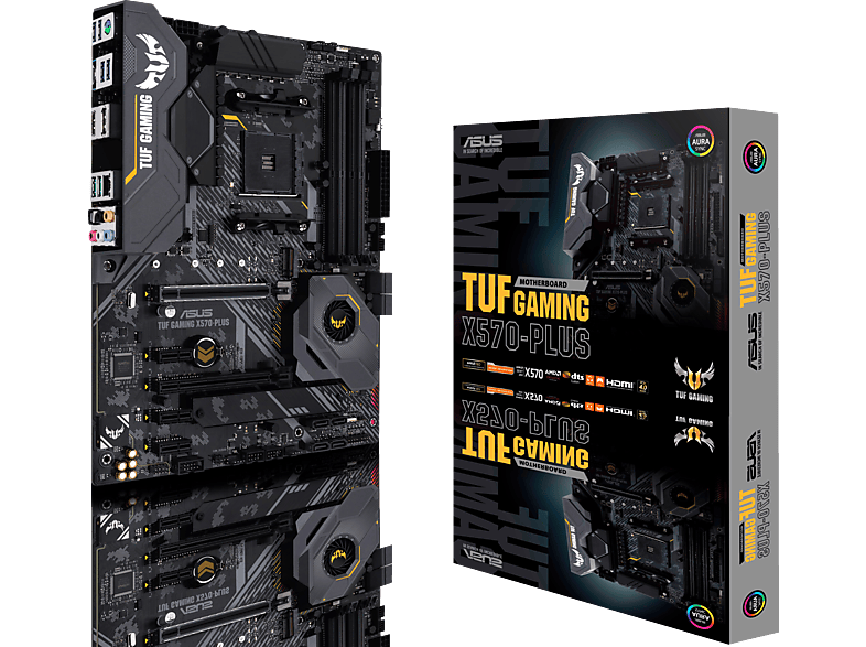 ASUS TUF X570 Gaming Mainboard Mehrfarbig Plus